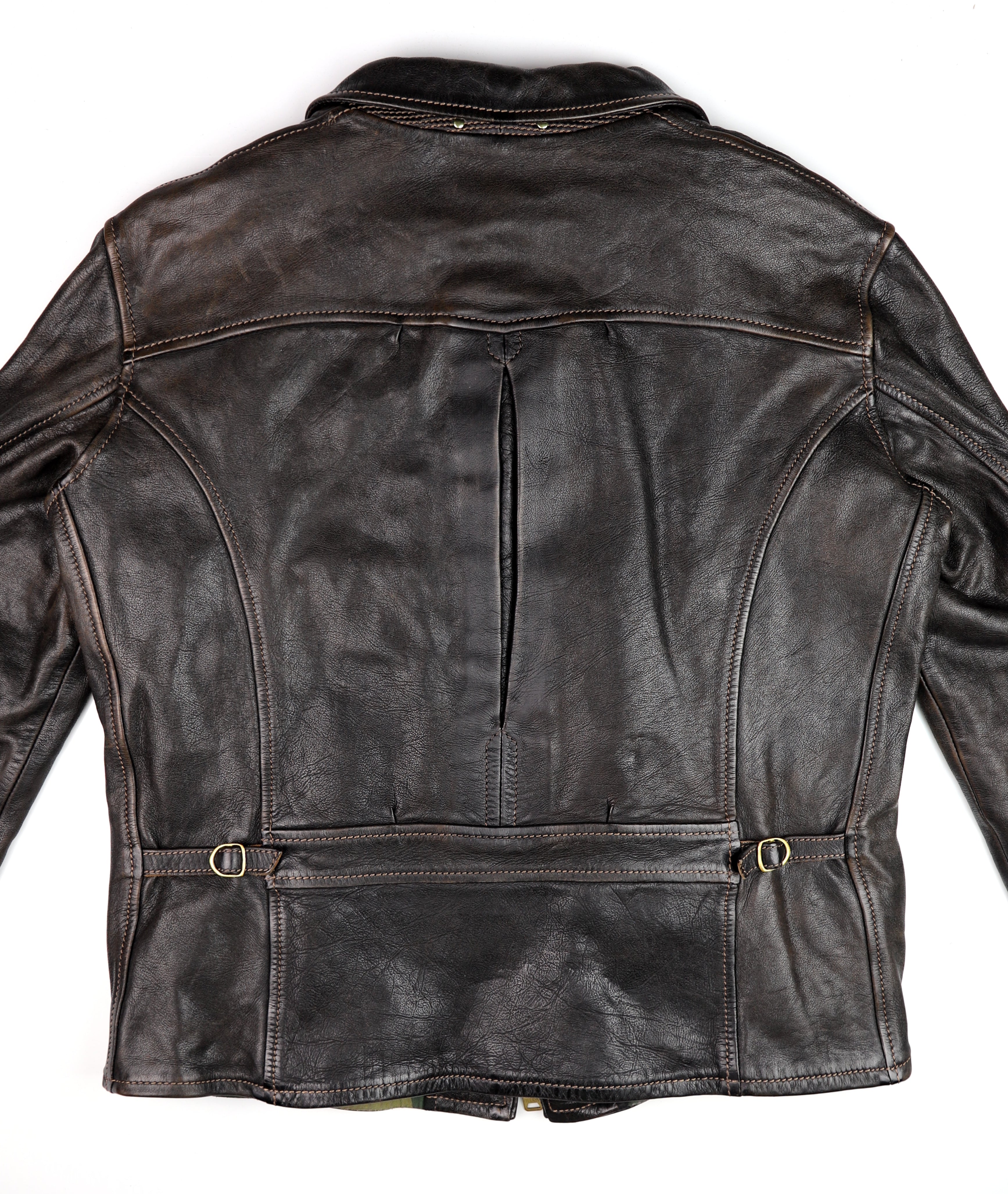 Thedi Memphis Jacket, size 2XL , Black Teacore Bruciato Horsehide