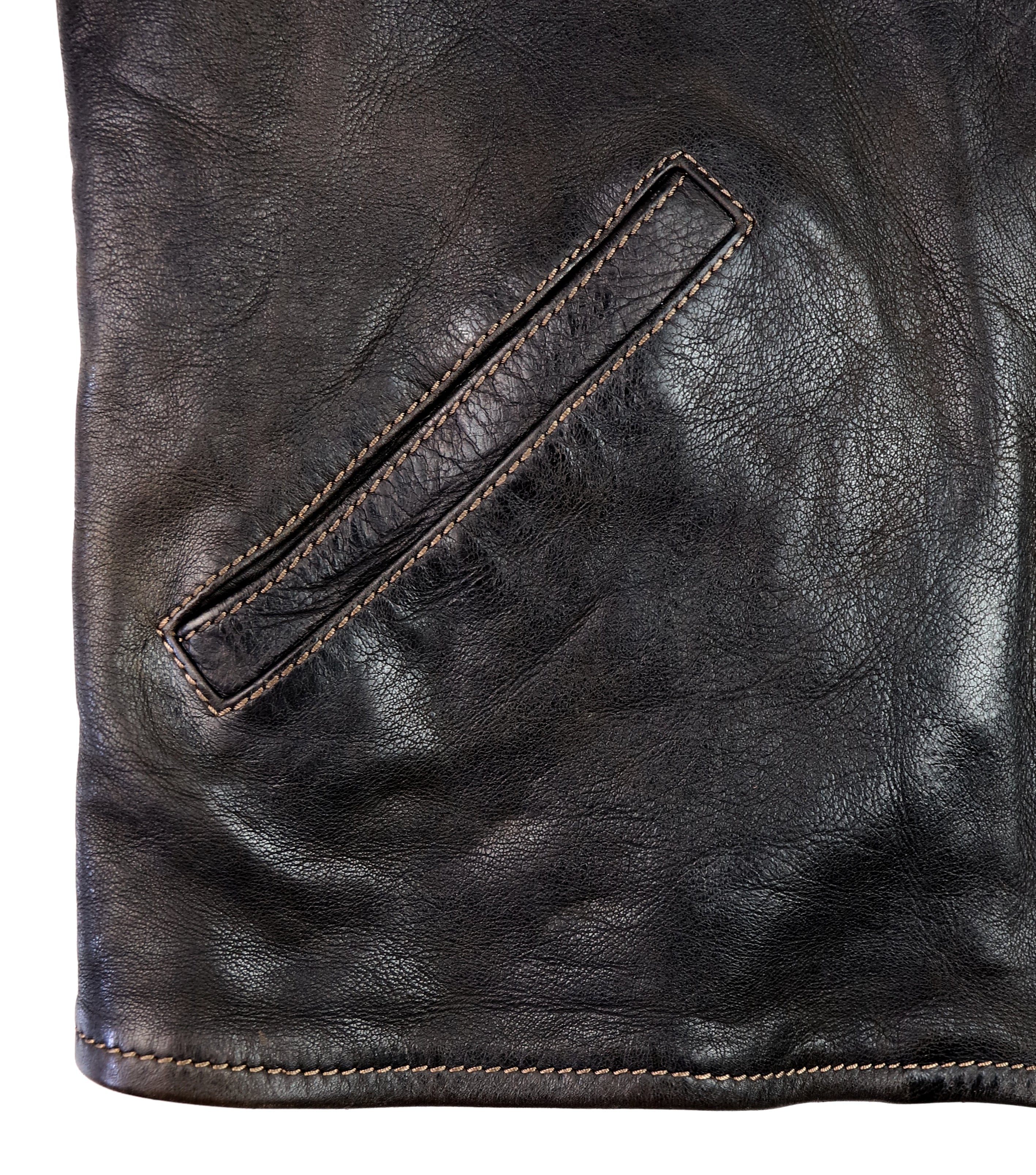 Thedi Memphis Jacket, size 2XL, Black Teacore Bruciato Horsehide