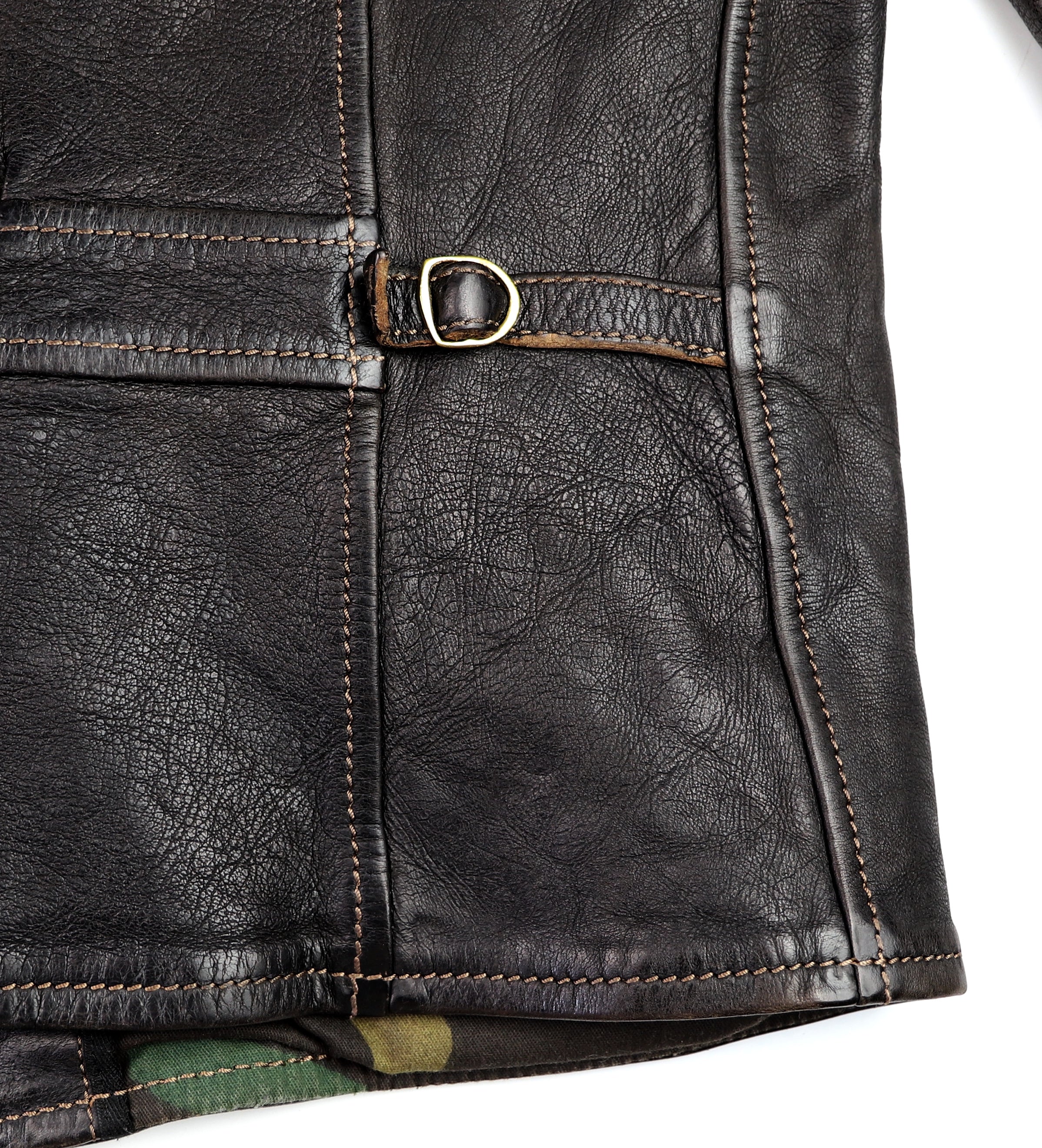 Thedi Memphis Jacket, size 2XL, Black Teacore Bruciato Horsehide