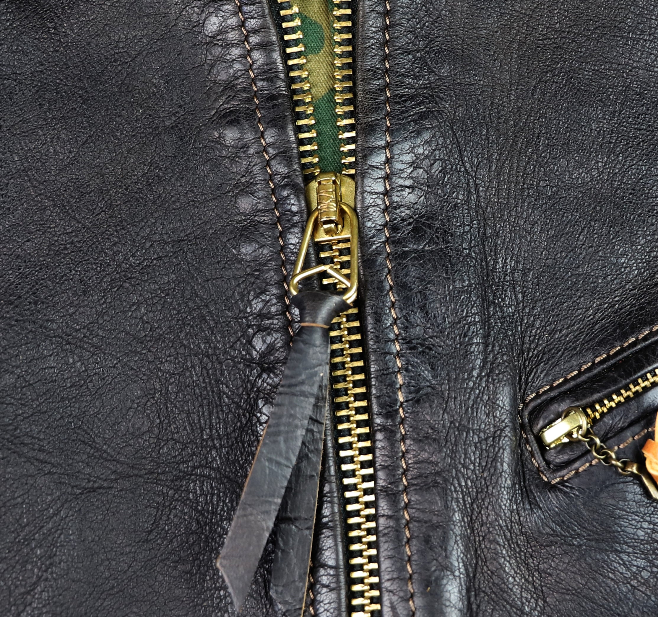 Thedi Memphis Jacket, size 2XL, Black Teacore Bruciato Horsehide