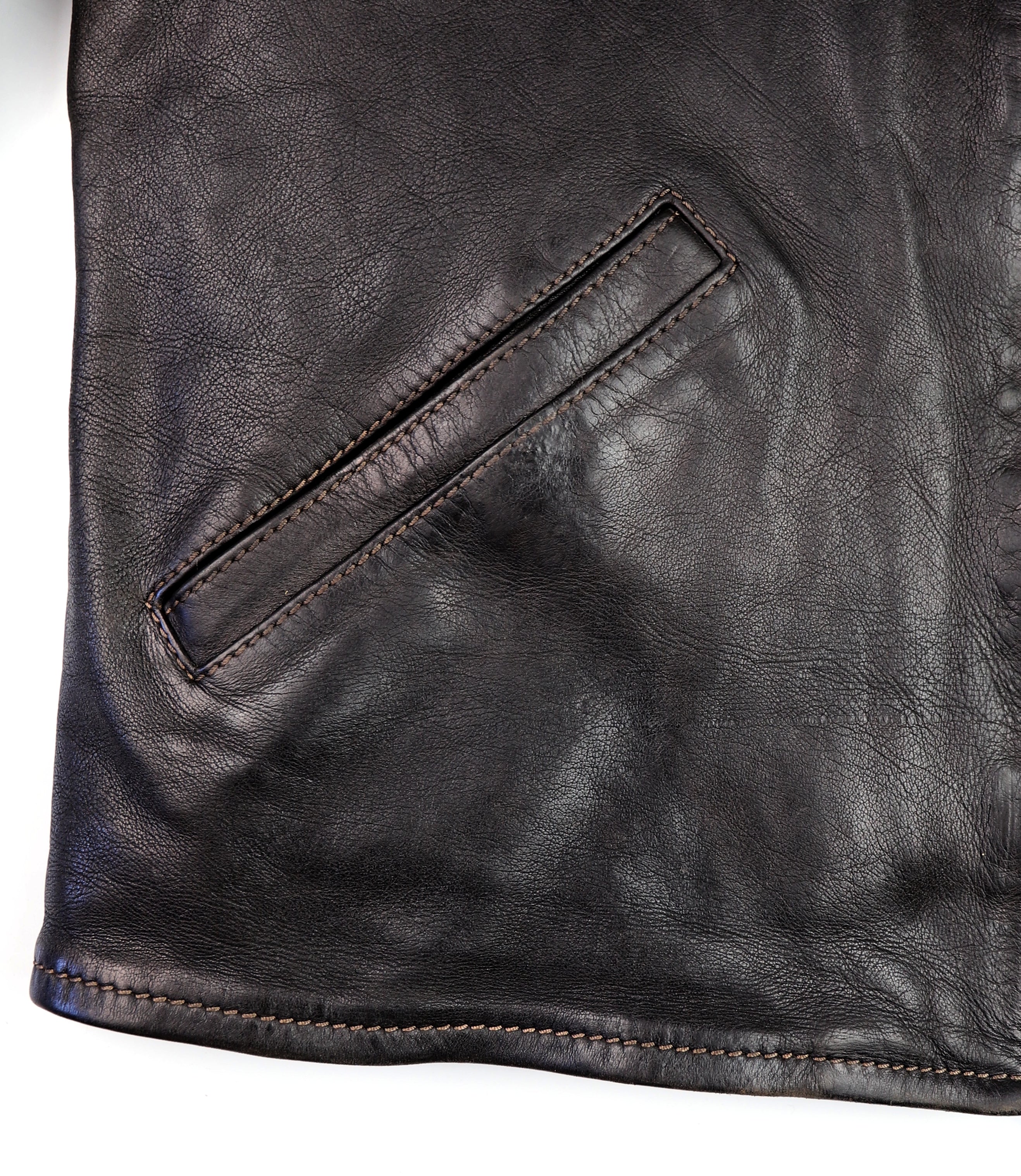Thedi Memphis Jacket, size XL, Black Teacore Bruciato Horsehide