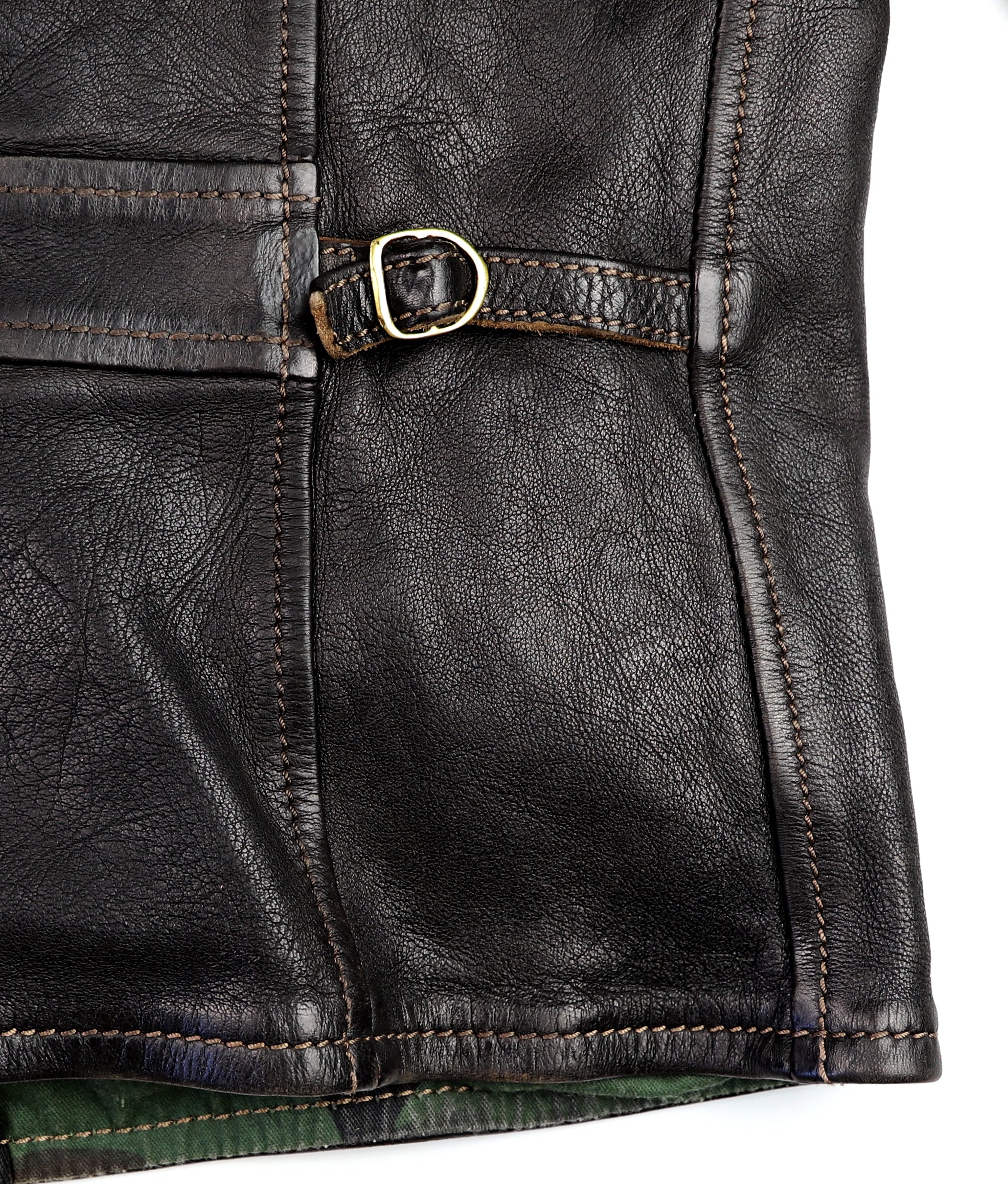 Thedi Memphis Jacket, size XL, Black Teacore Bruciato Horsehide