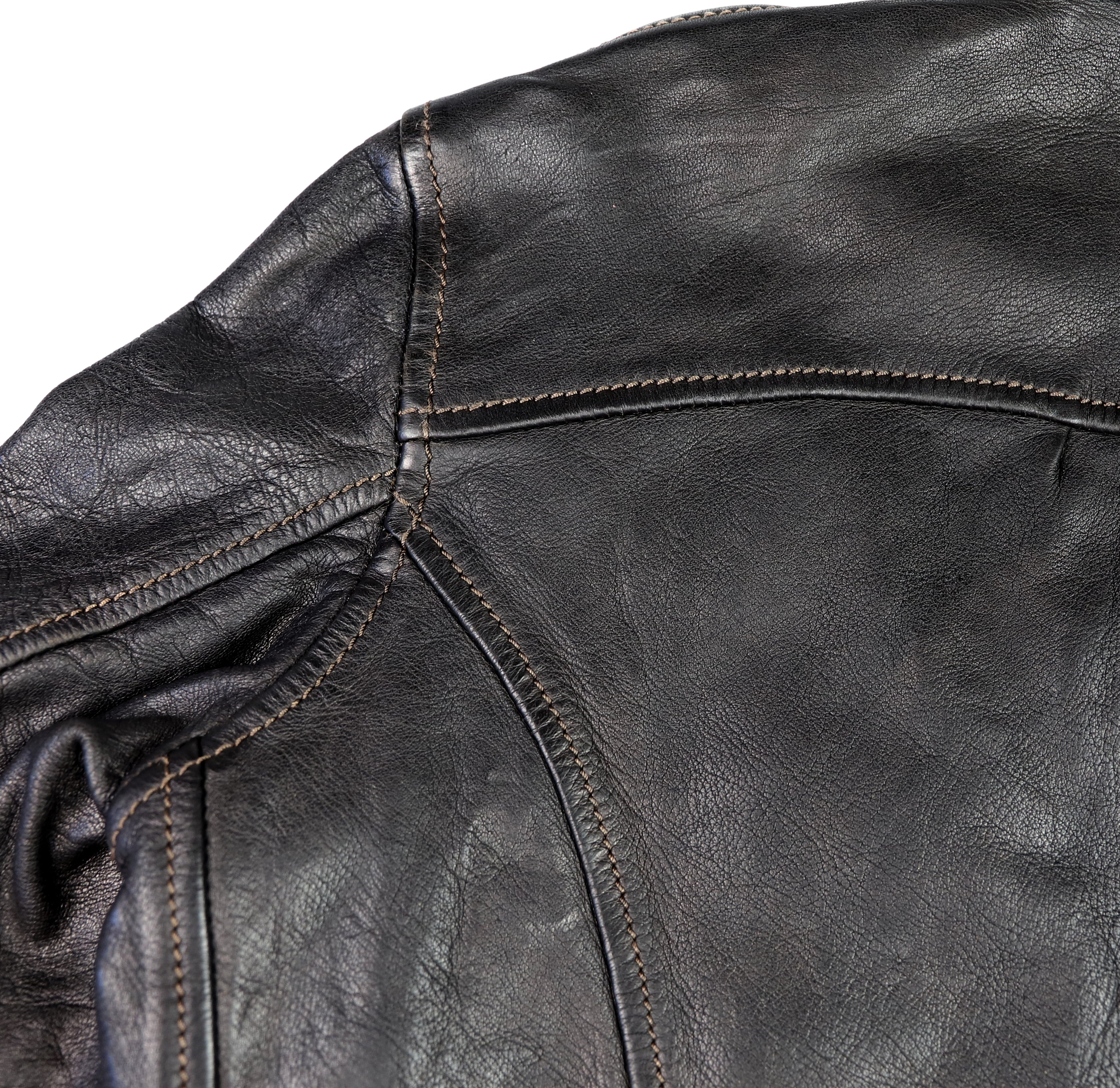 Thedi Memphis Jacket, size XL, Black Teacore Bruciato Horsehide