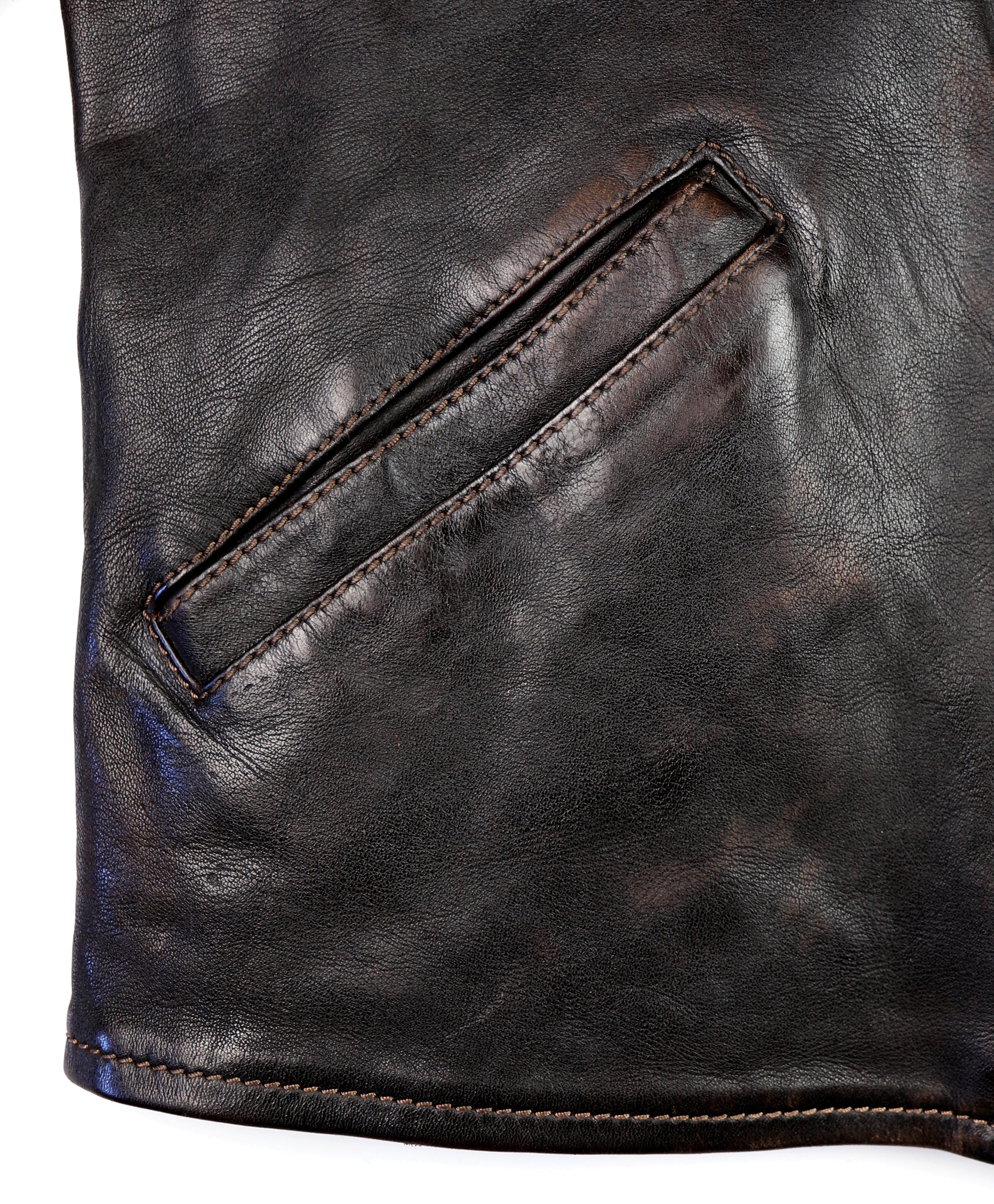 Thedi Memphis Jacket, size 2XL, Chestnut Bruciato Horsehide