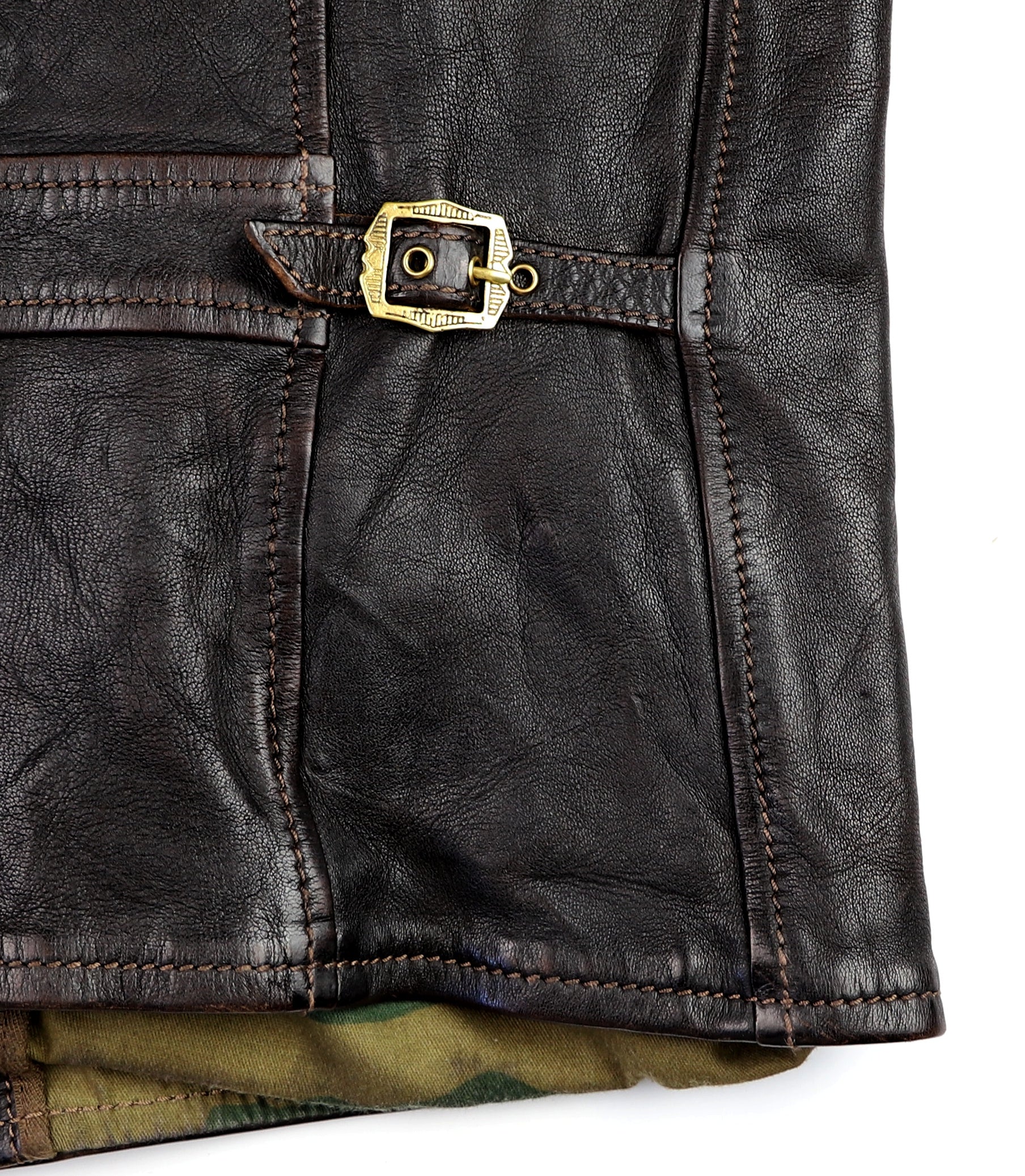 Thedi Memphis Jacket, size 2XL, Chestnut Bruciato Horsehide