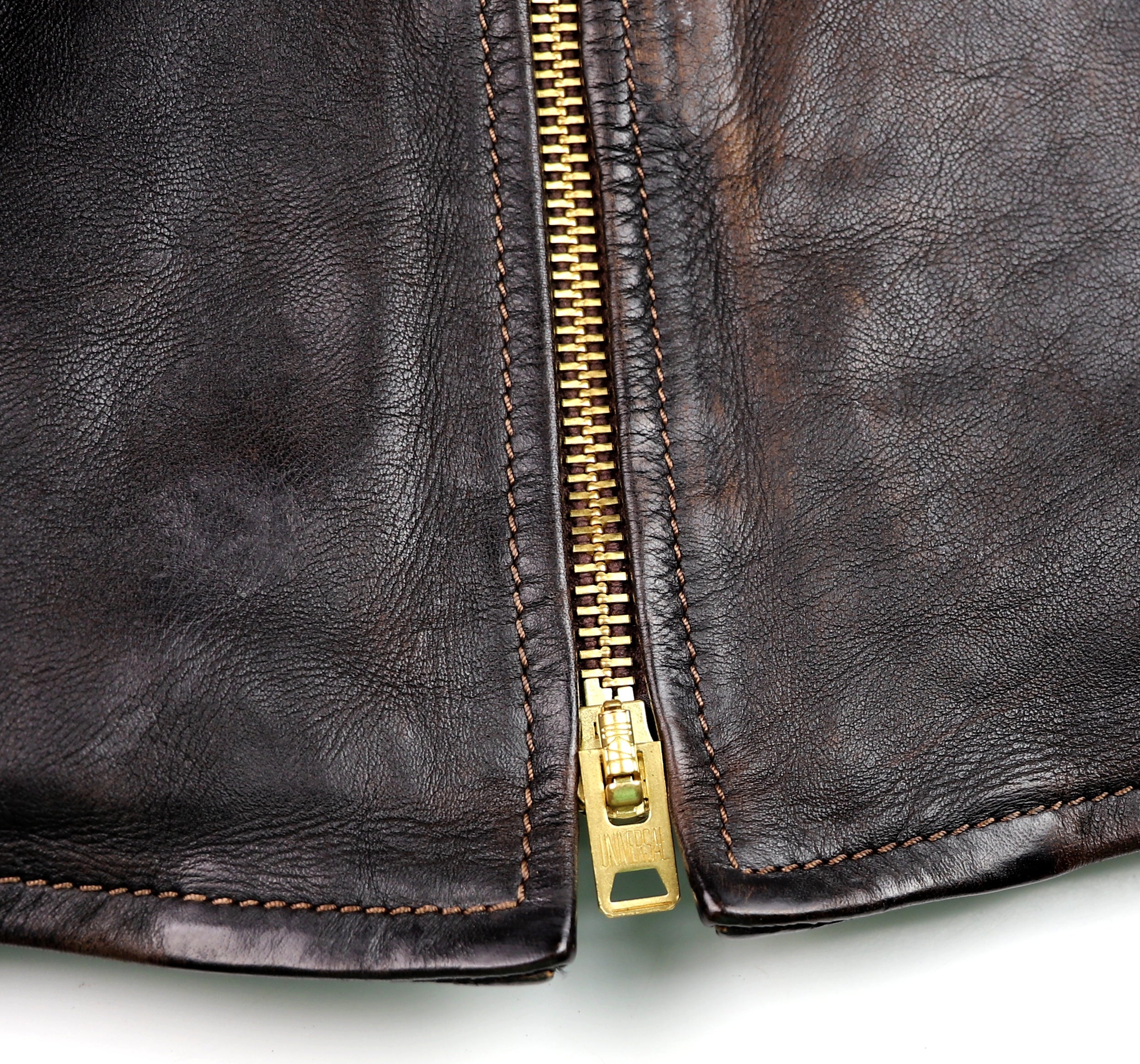 Thedi Memphis Jacket, size Large, Chestnut Bruciato Horsehide