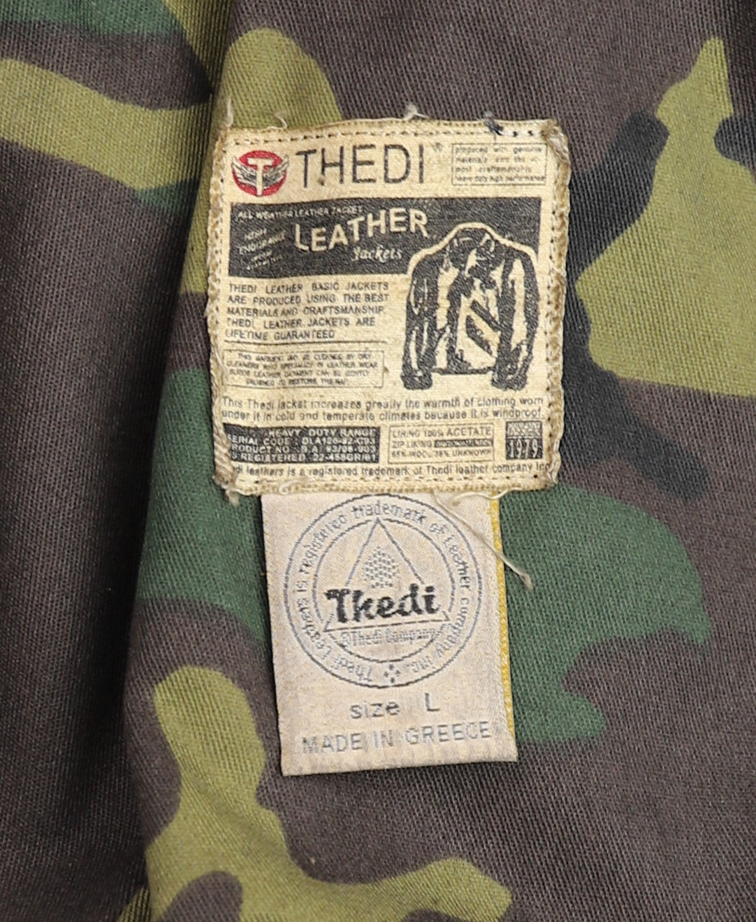 Thedi Memphis Jacket, size Large, Chestnut Bruciato Horsehide