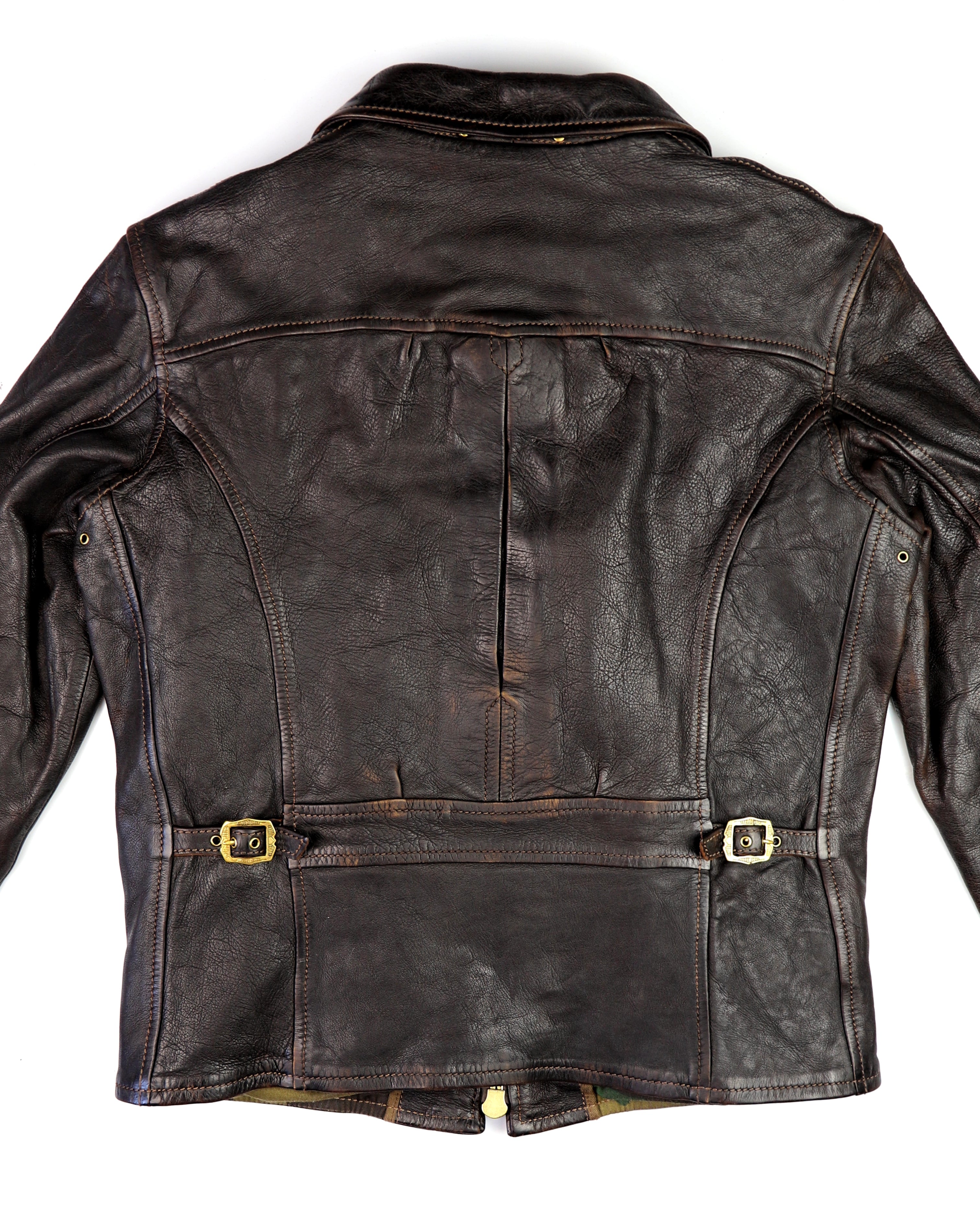 Thedi Memphis Jacket, size Medium, Chestnut Bruciato Horsehide