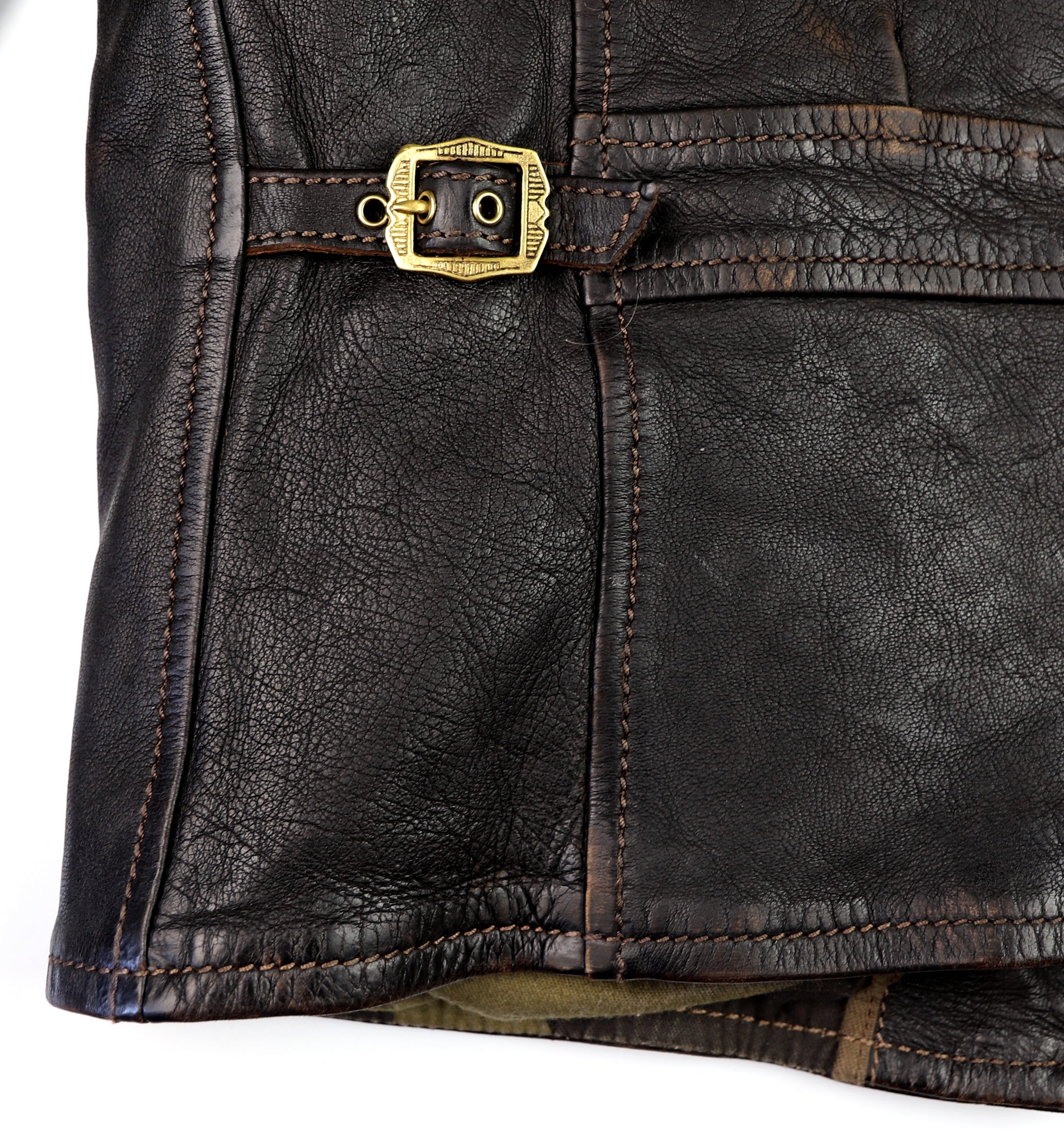 Thedi Memphis Jacket, size Medium, Chestnut Bruciato Horsehide