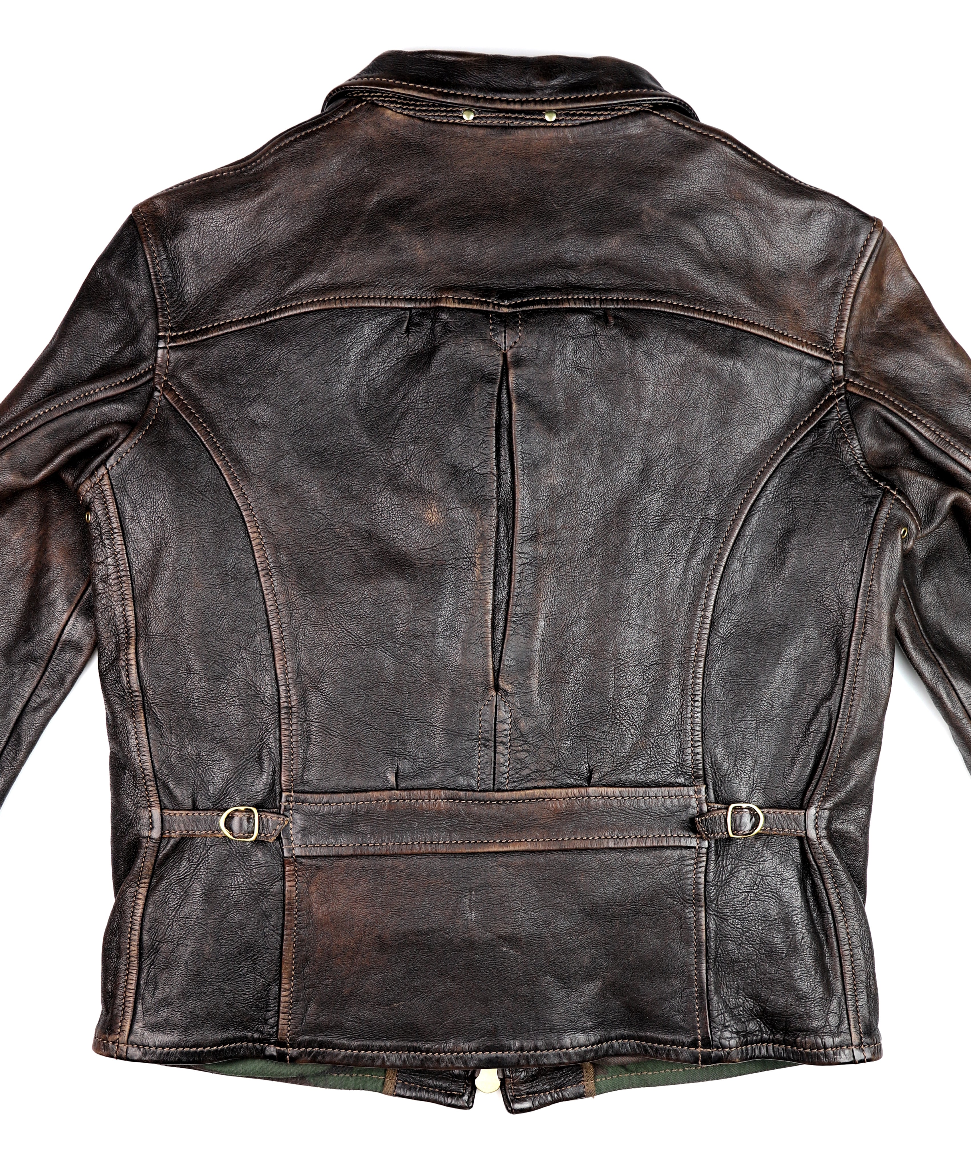 Thedi Memphis Jacket, size Medium, Chestnut Bruciato Horsehide