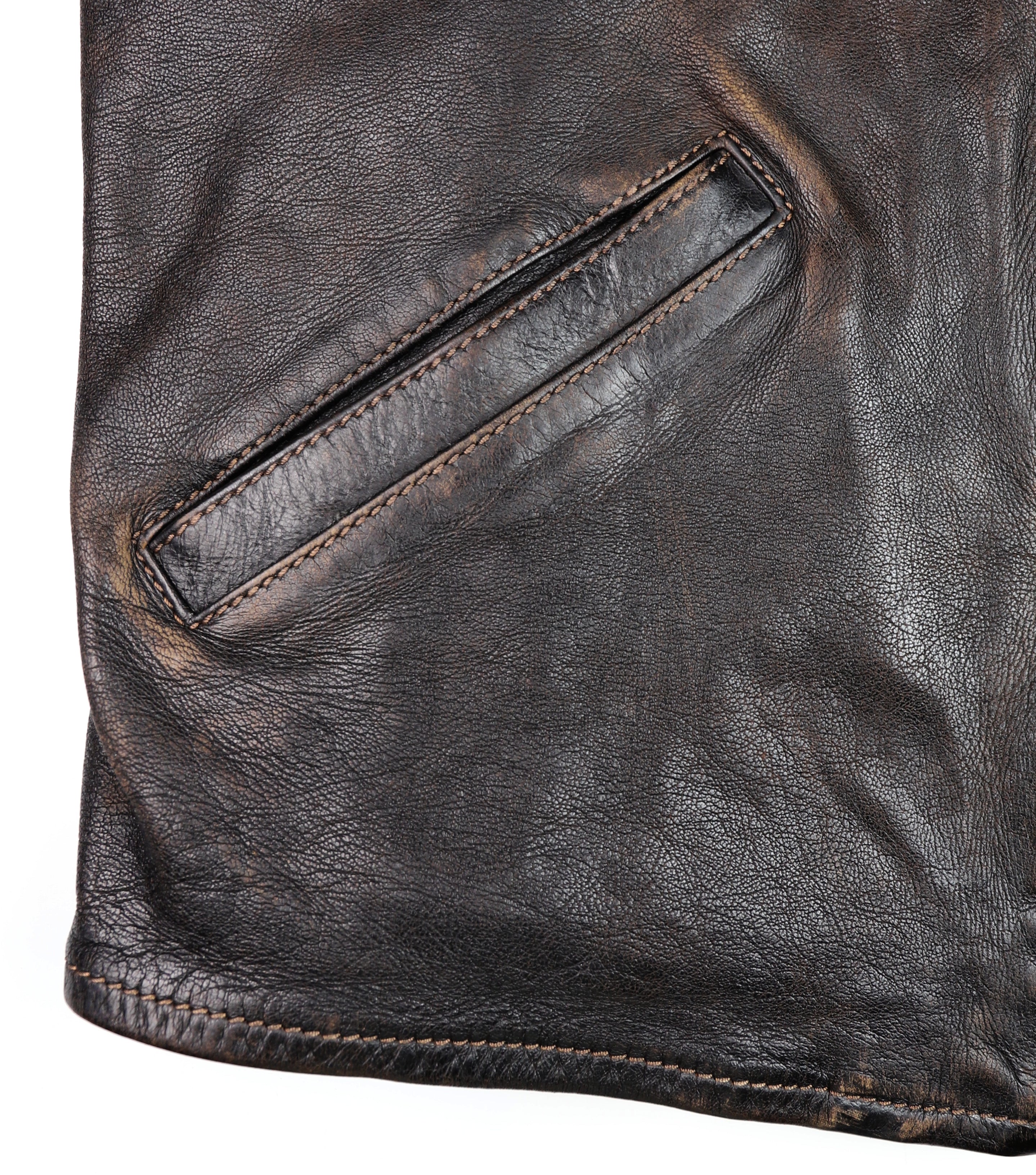 Thedi Memphis Jacket, size Medium, Chestnut Bruciato Horsehide
