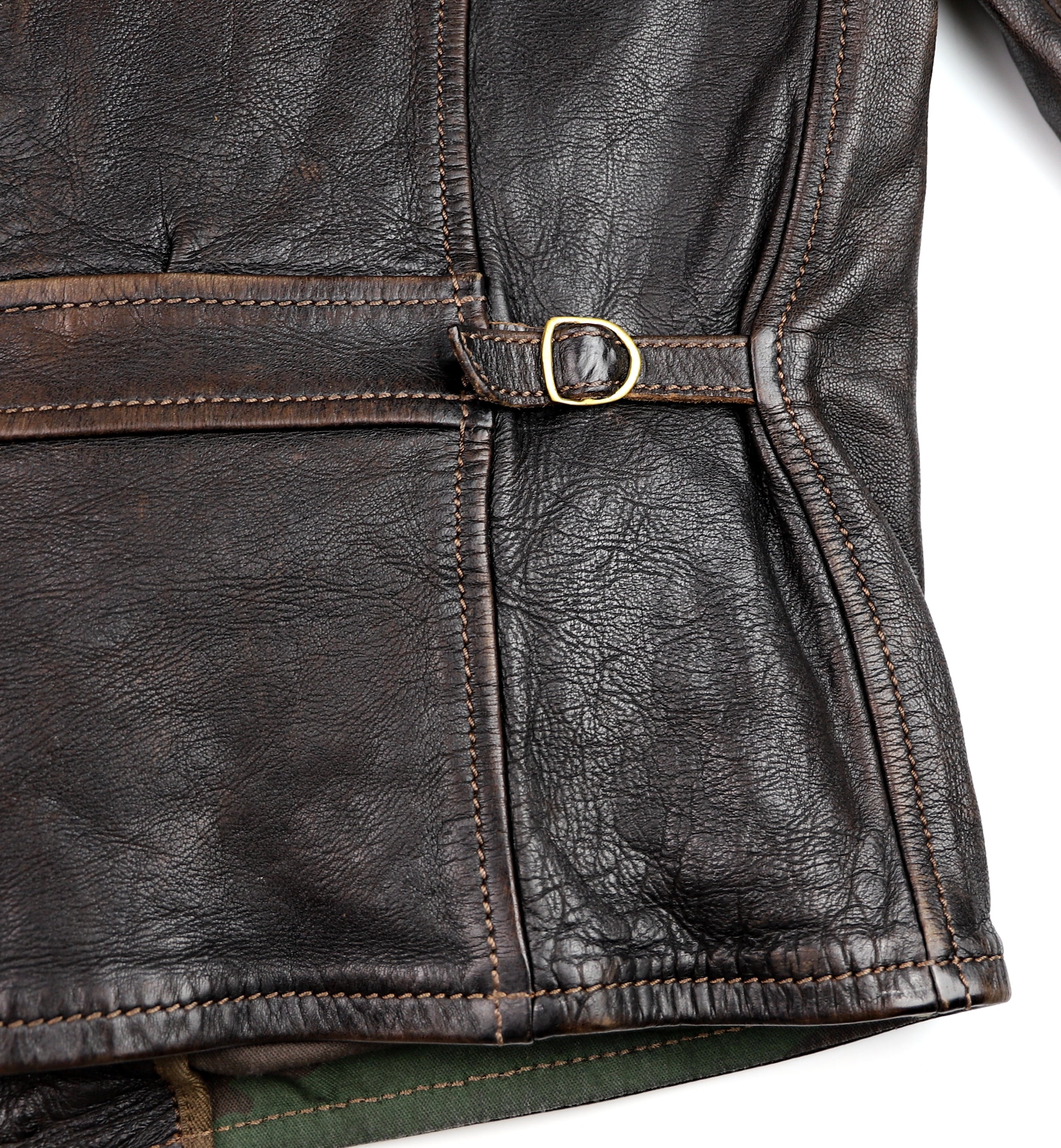 Thedi Memphis Jacket, size Medium, Chestnut Bruciato Horsehide