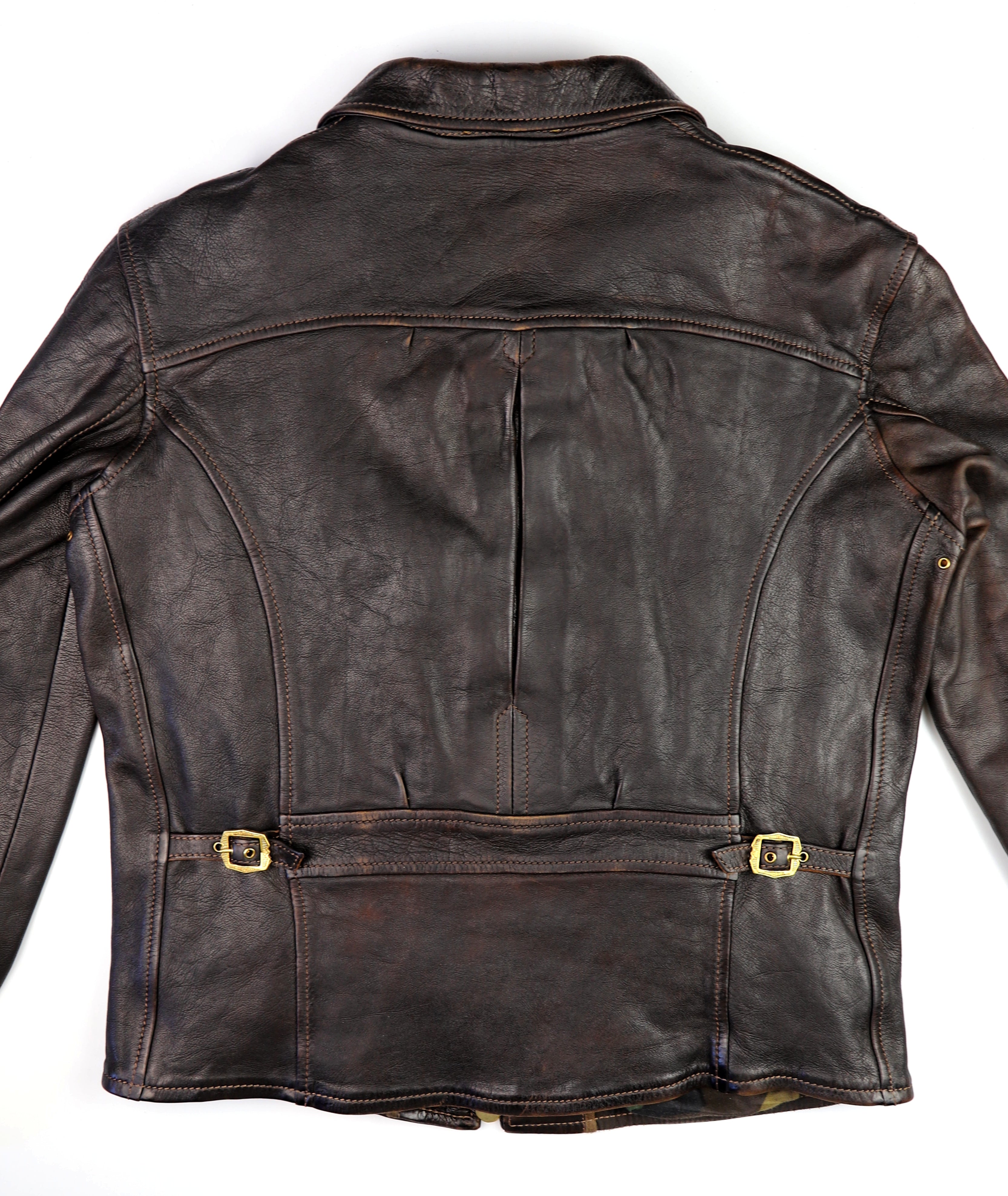 Thedi Memphis Jacket, size XL, Chestnut Bruciato Horsehide