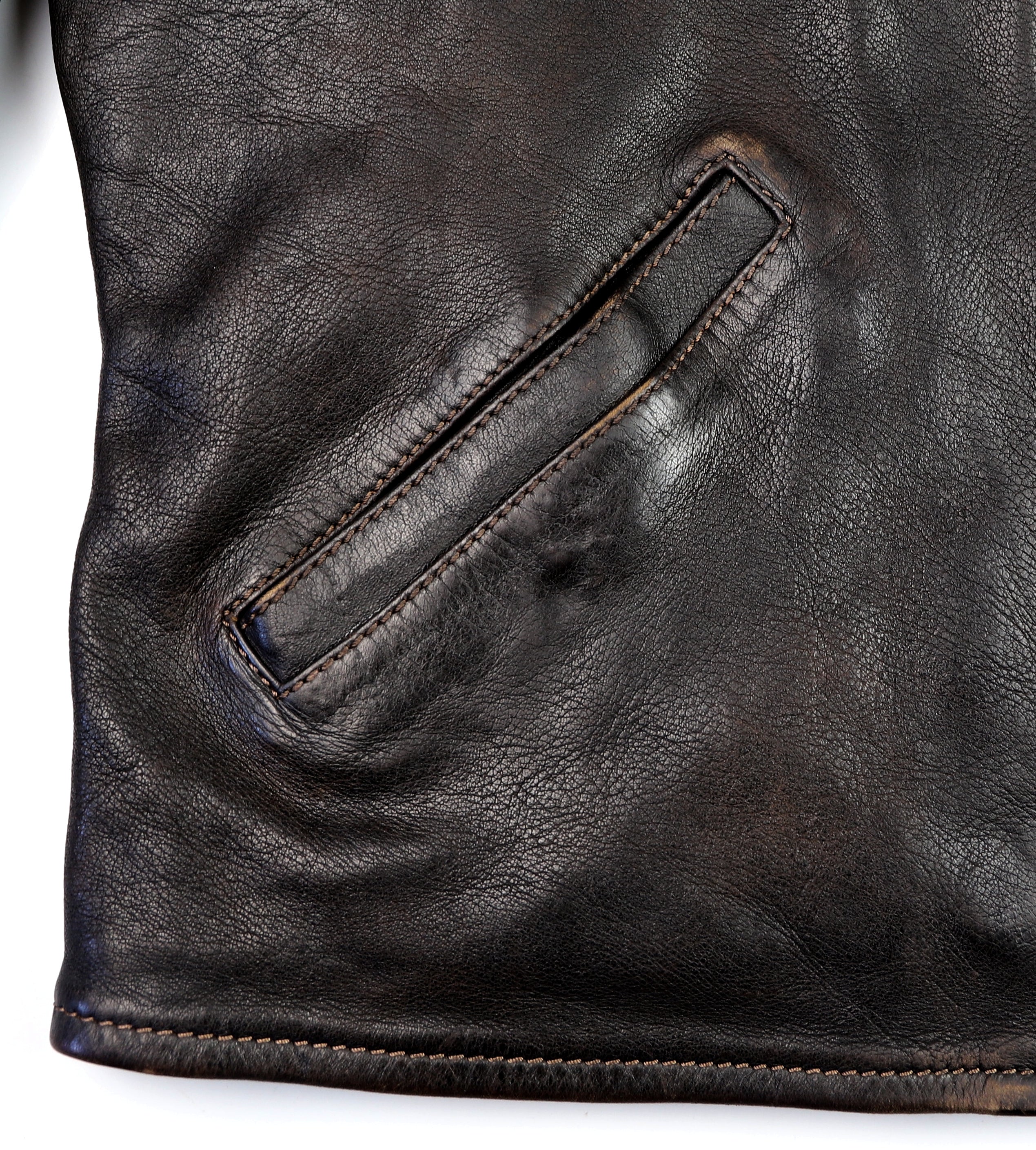 Thedi Memphis Jacket, size XL, Chestnut Bruciato Horsehide
