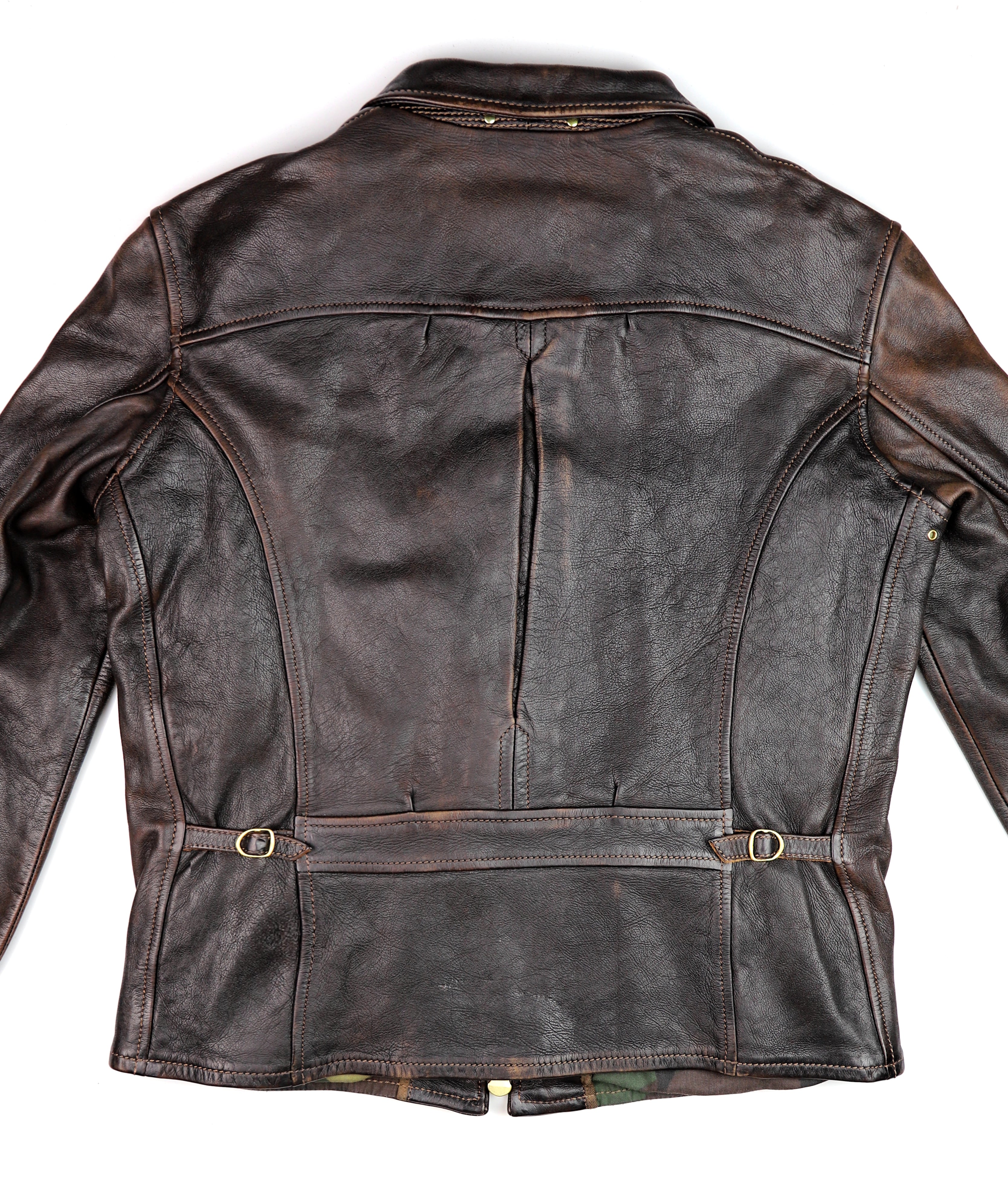 Thedi Memphis Jacket, size XL, Chestnut Bruciato Horsehide