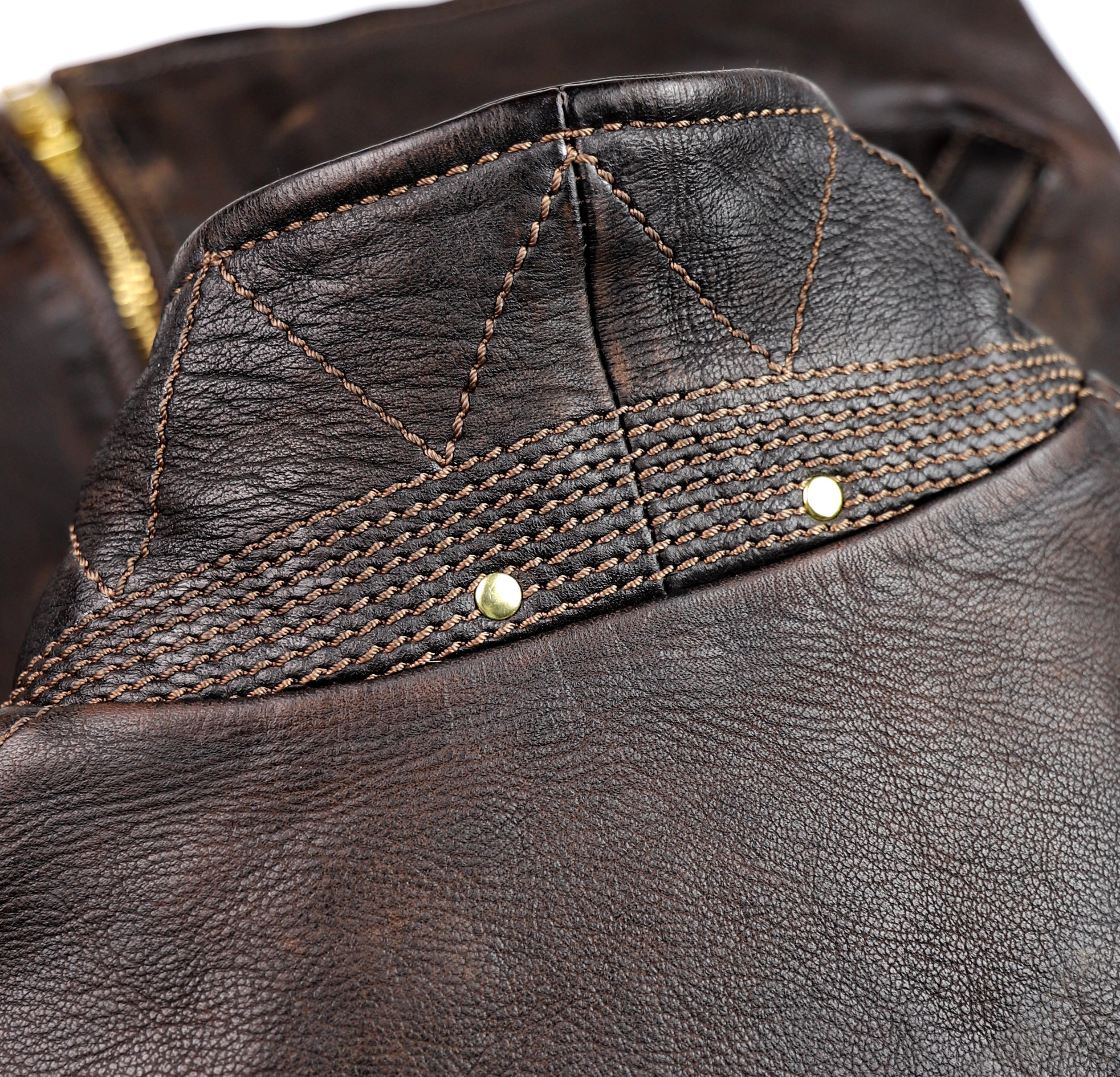 Thedi Memphis Jacket, size XL, Chestnut Bruciato Horsehide