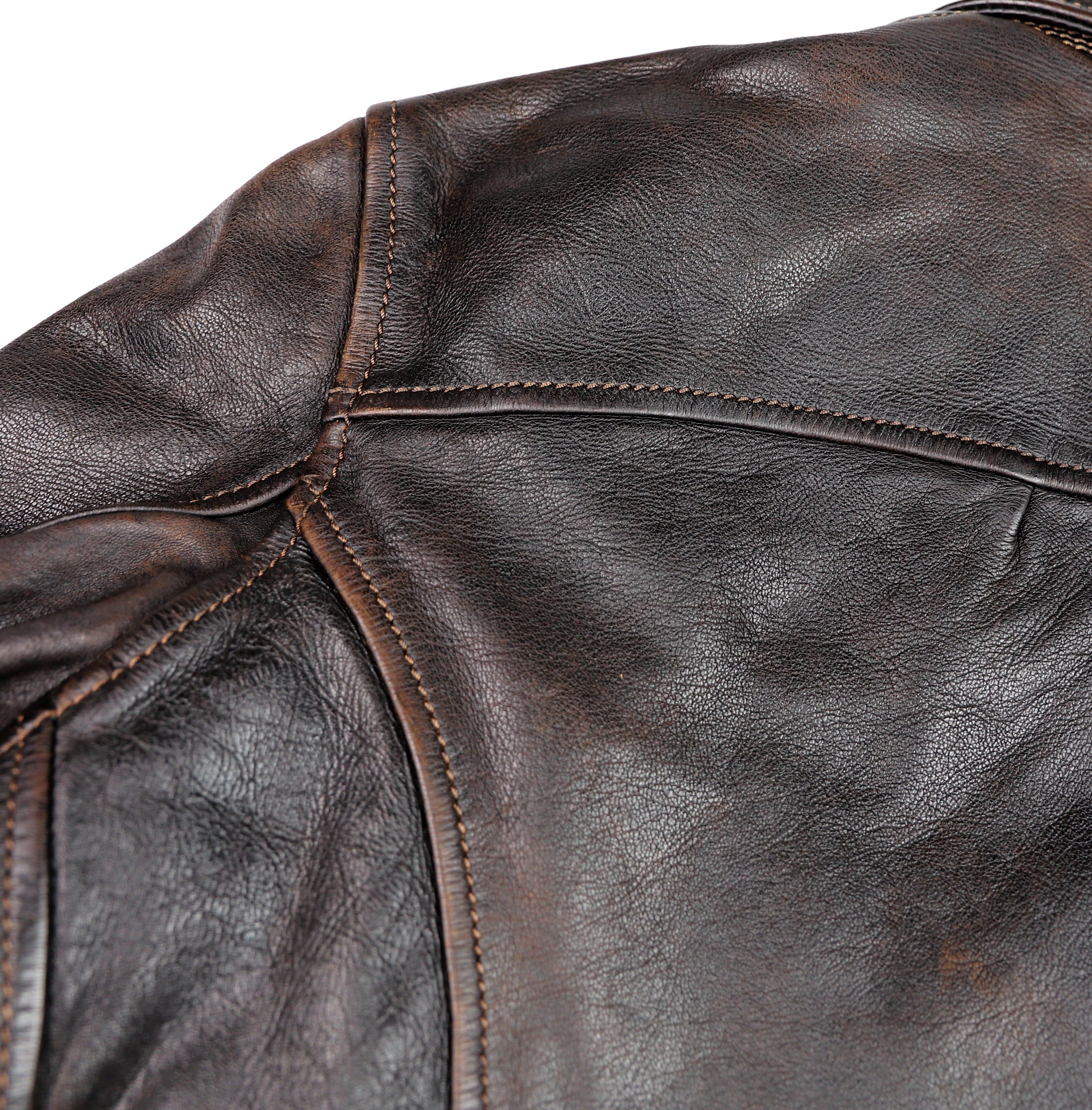 Thedi Memphis Jacket, size XL, Chestnut Bruciato Horsehide