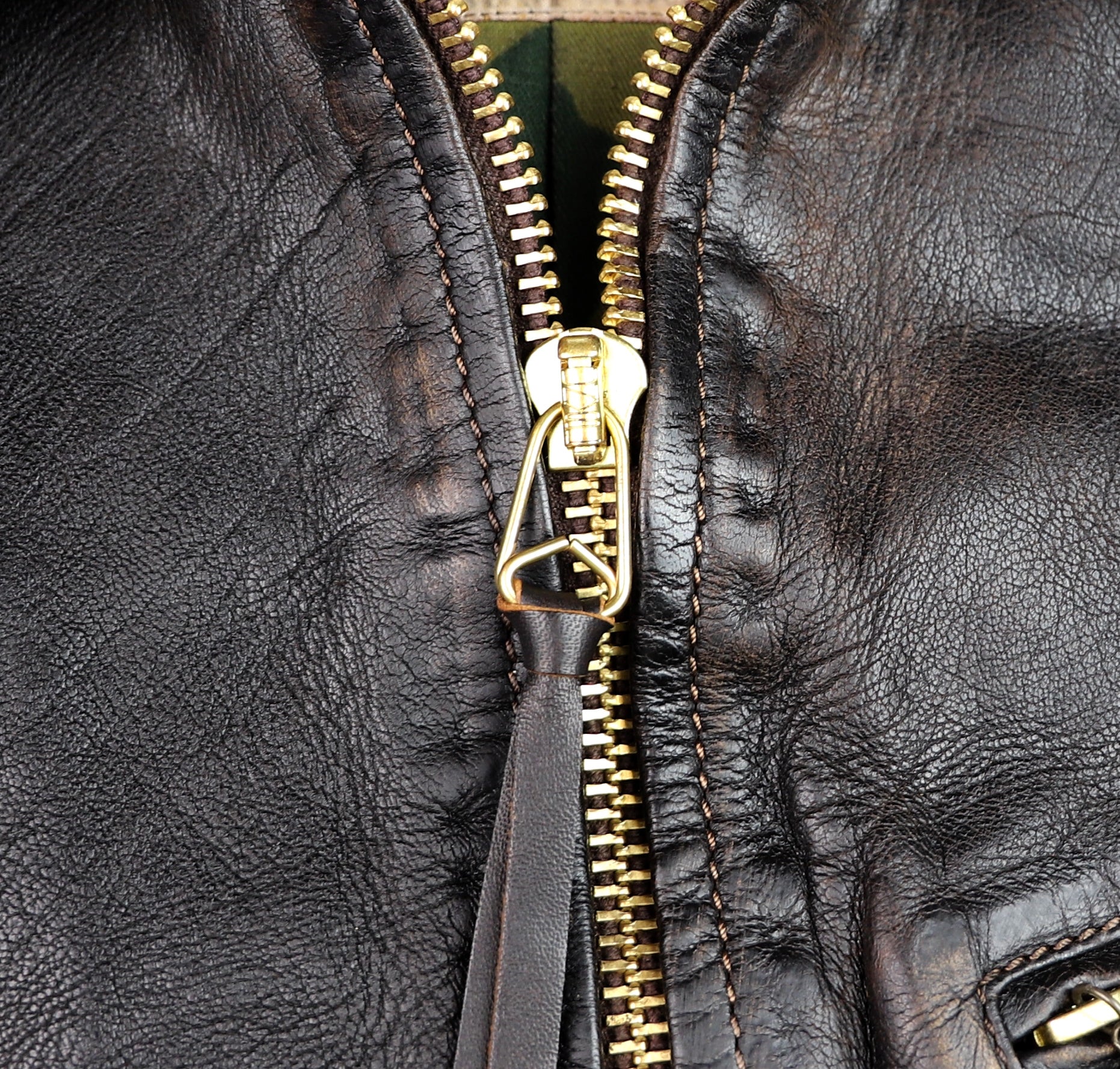 Thedi Memphis Jacket, size XL, Chestnut Bruciato Horsehide