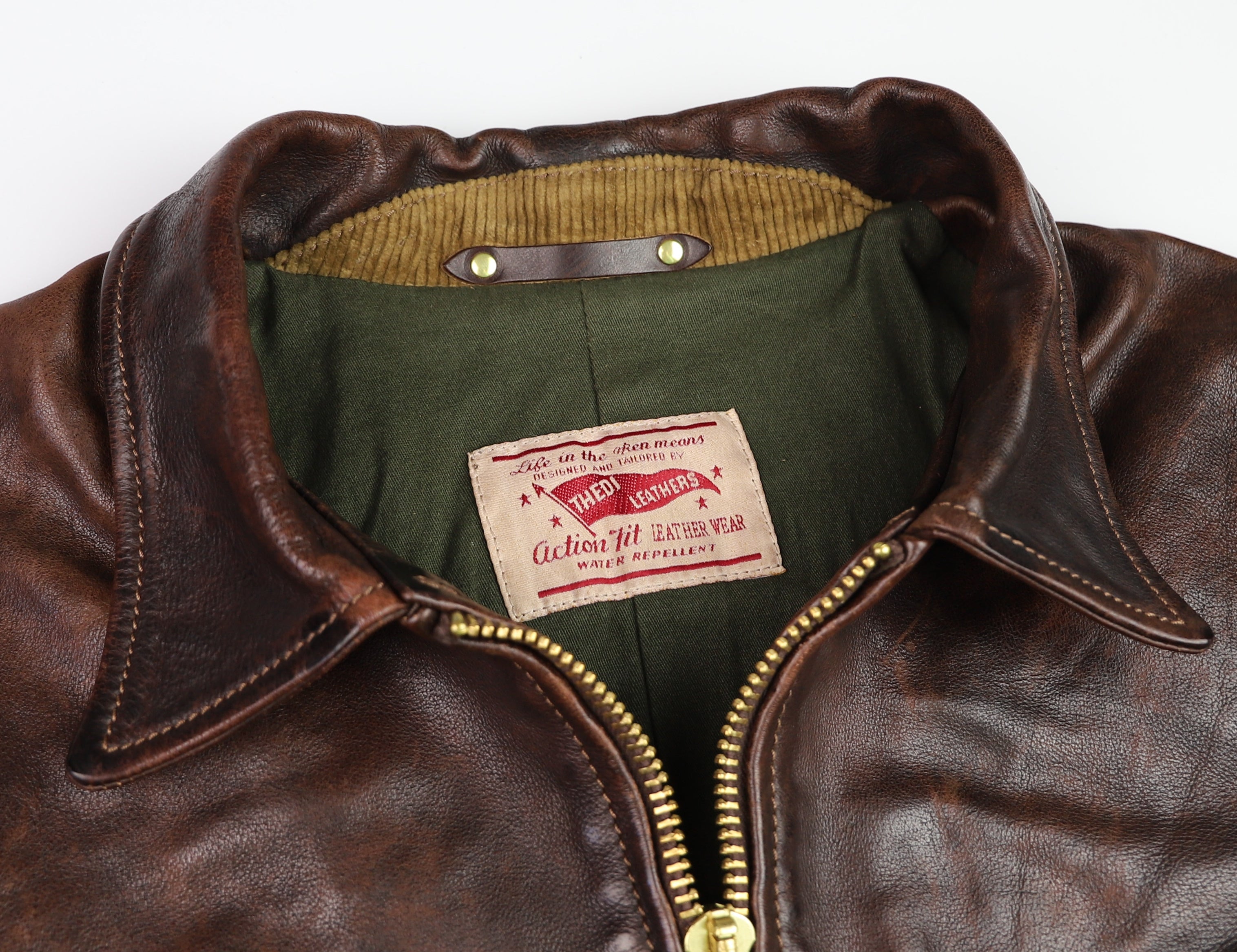 Thedi Memphis Half Belt, size 2XL, Hand Dyed Cocoa Toscano Buffalo