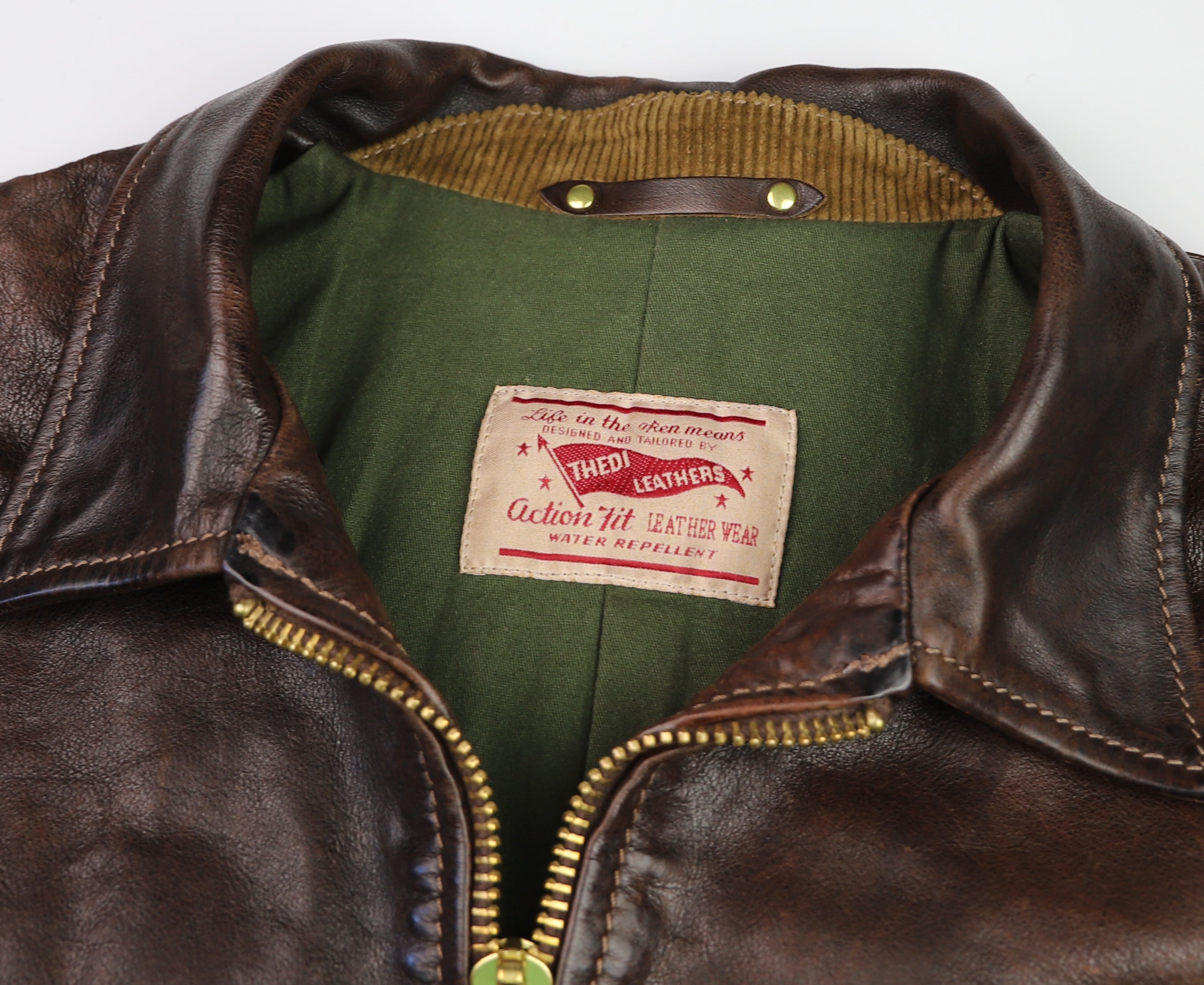 Thedi Memphis Half Belt, size 2XL, Hand Dyed Cocoa Toscano Buffalo