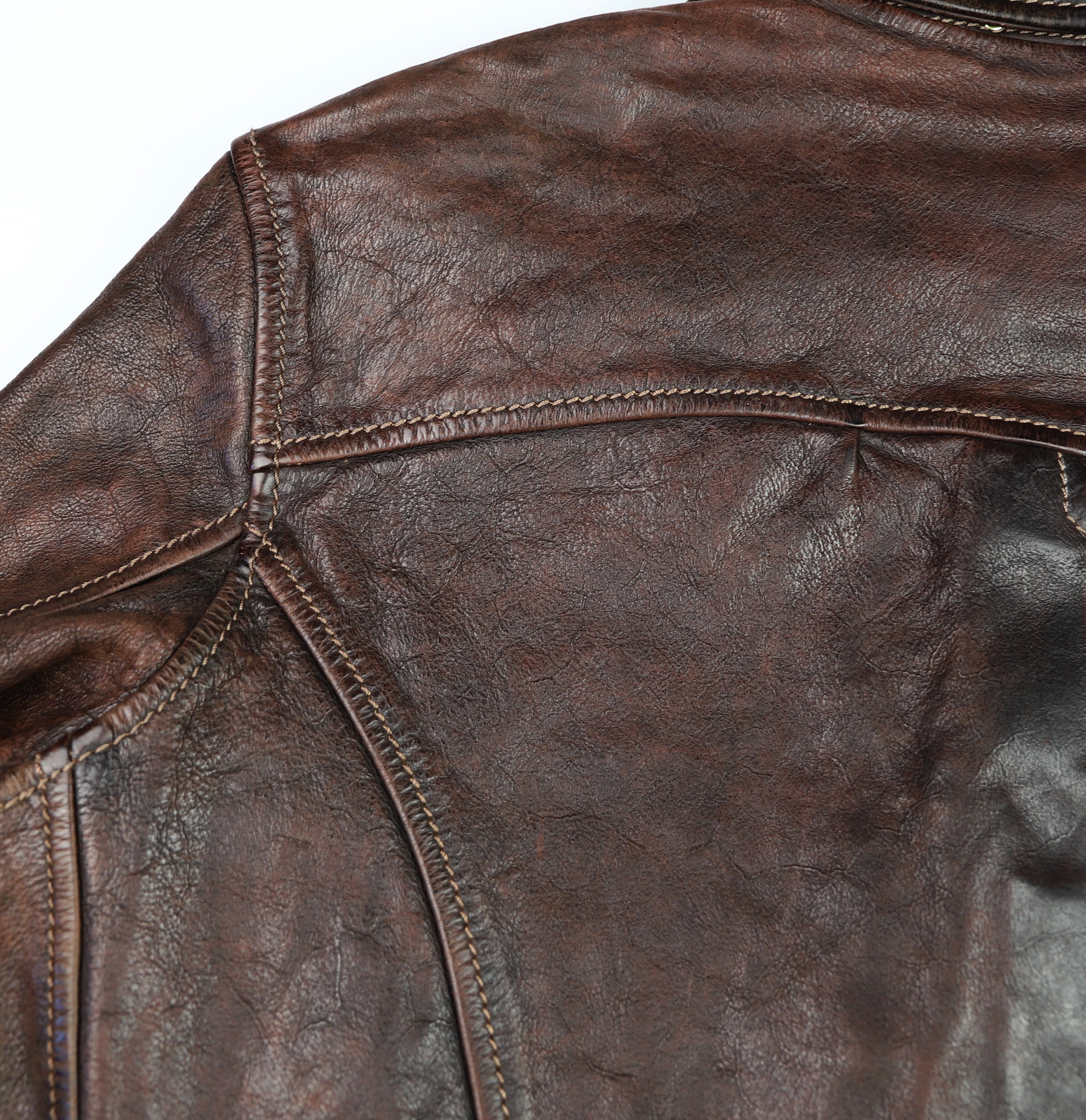 Thedi Memphis Half Belt, size 2XL, Hand Dyed Cocoa Toscano Buffalo