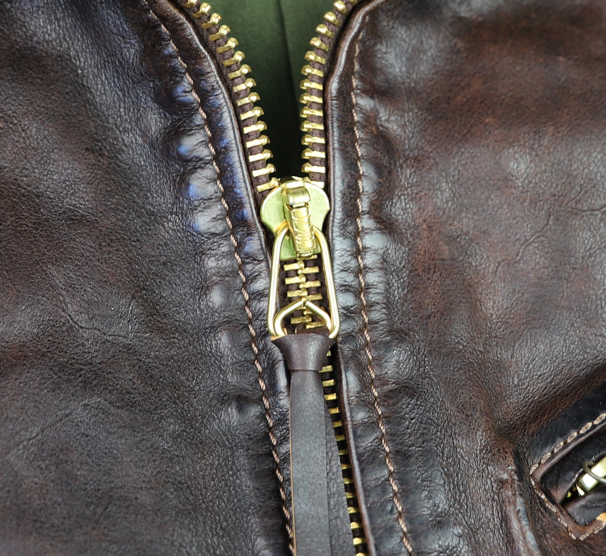 Thedi Memphis Half Belt, size 2XL, Hand Dyed Cocoa Toscano Buffalo