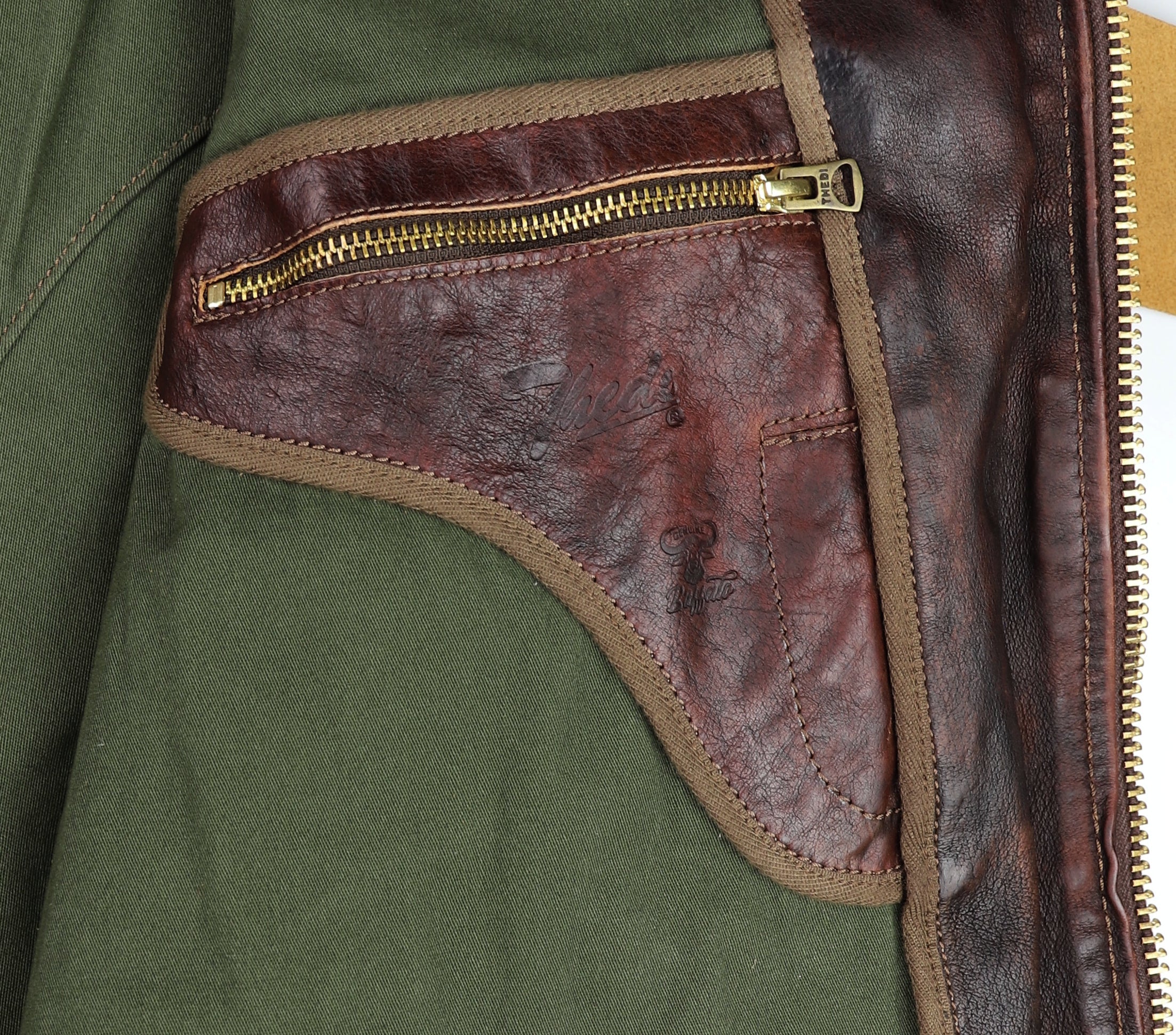 Thedi Memphis Half Belt, size 3XL, Hand Dyed Cocoa Toscano
