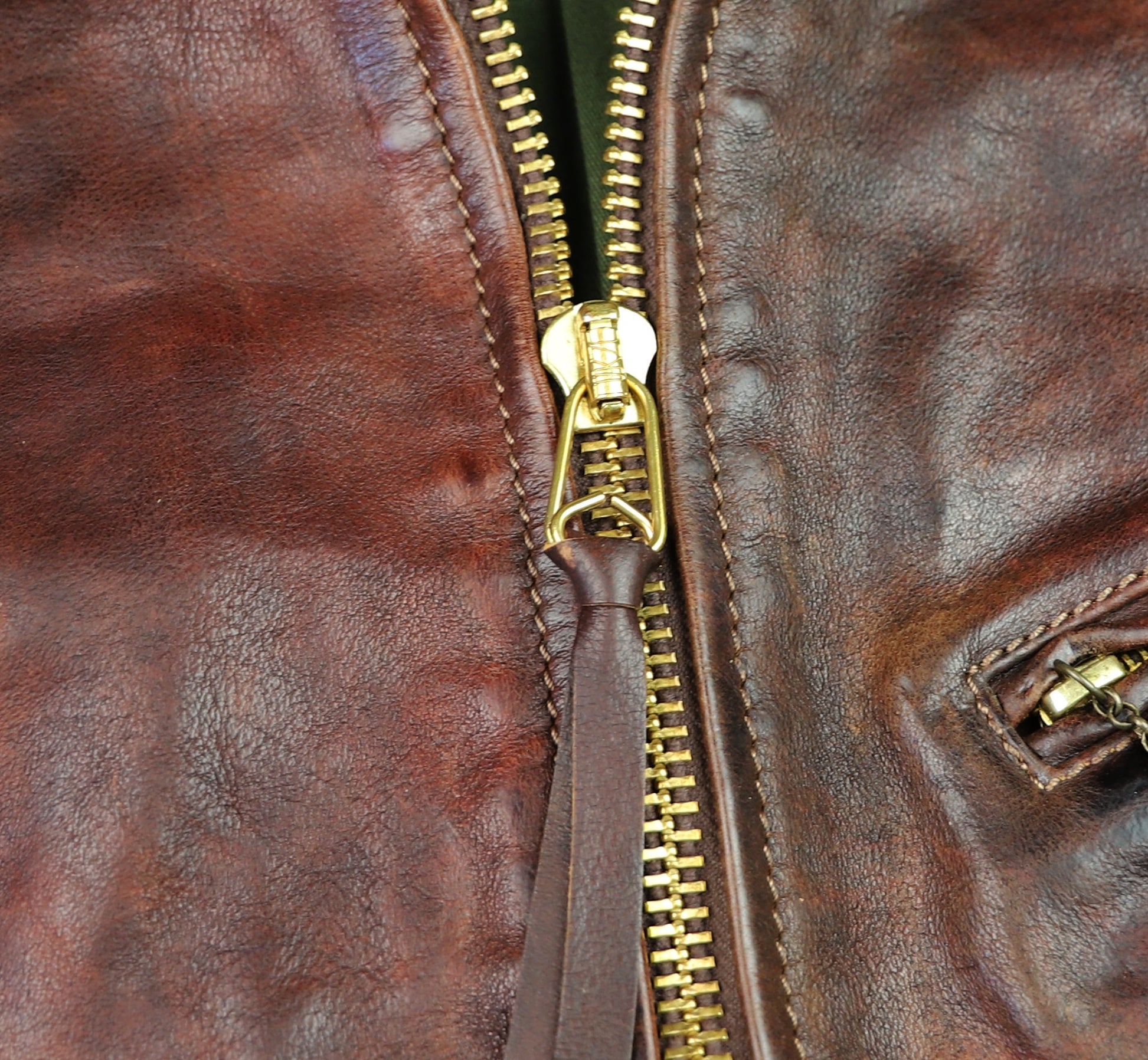 Thedi Memphis Half Belt, size XL, Hand Dyed Cocoa Toscano