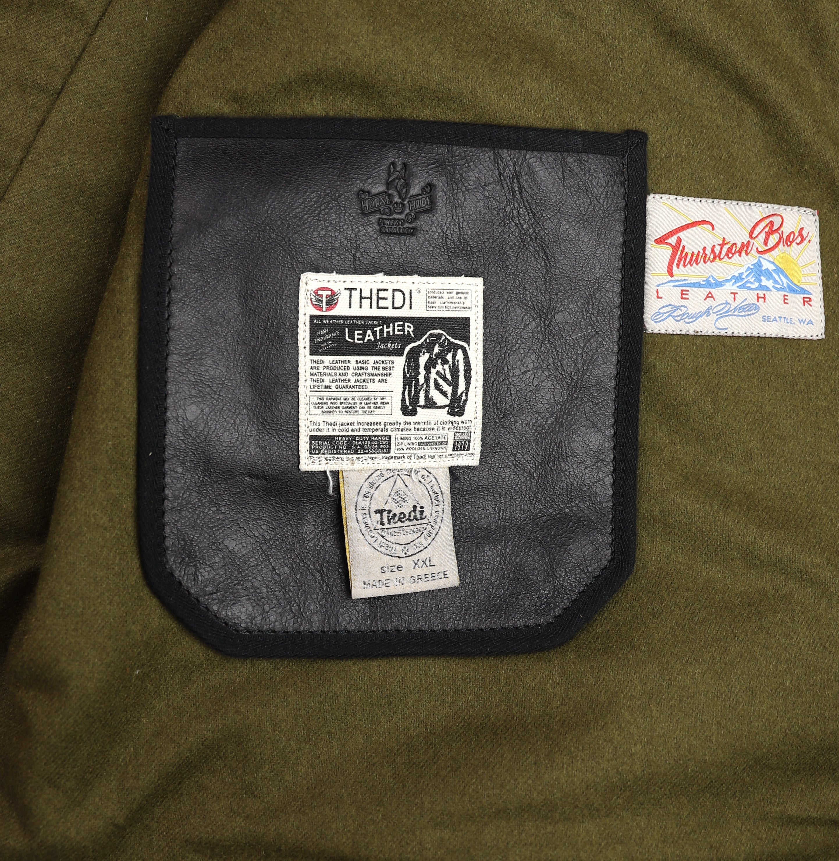 Thedi Metropolis, size 2XL, Black Teacore Bruciato