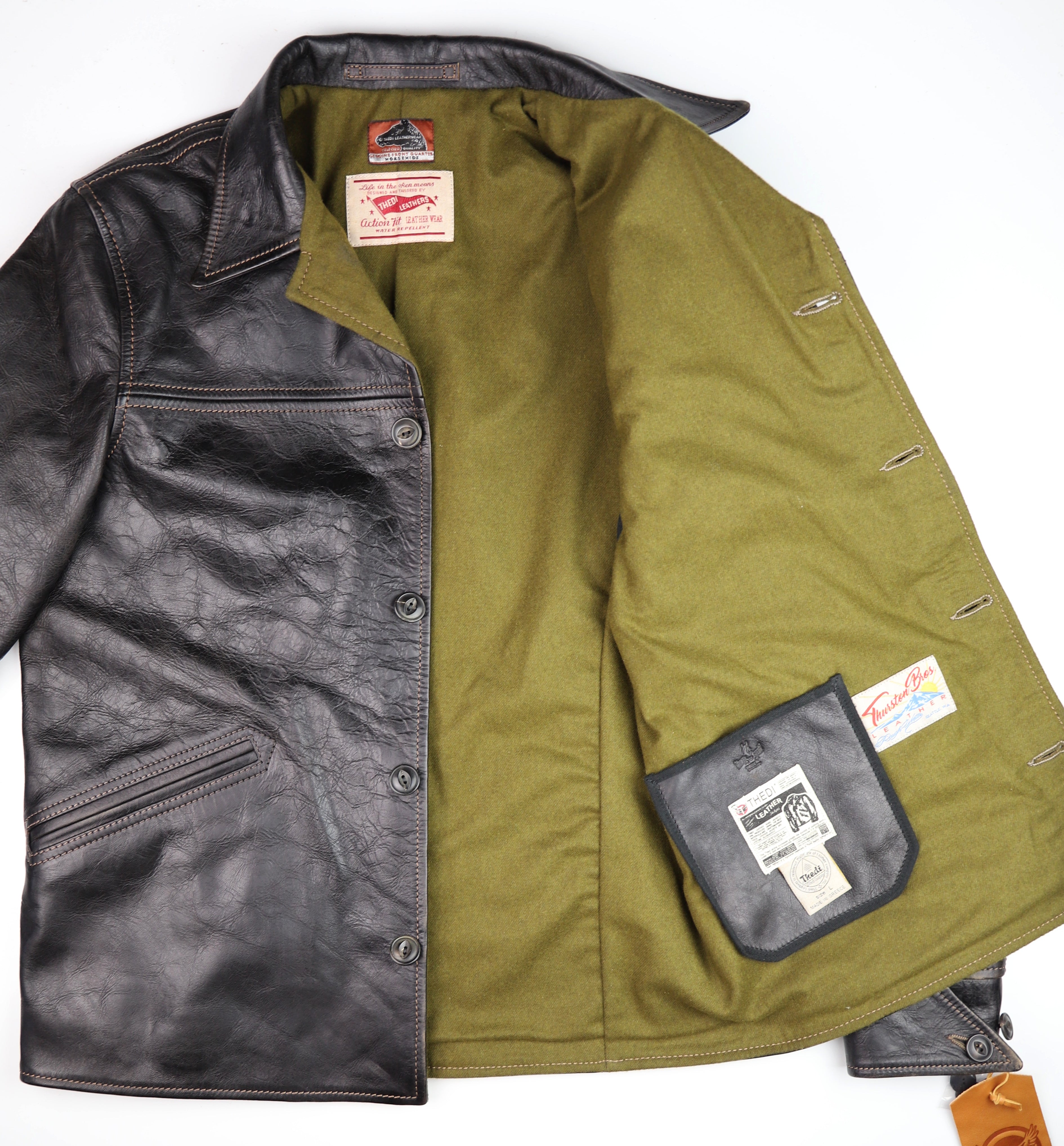 Thedi Metropolis, size Large, Black Teacore Bruciato