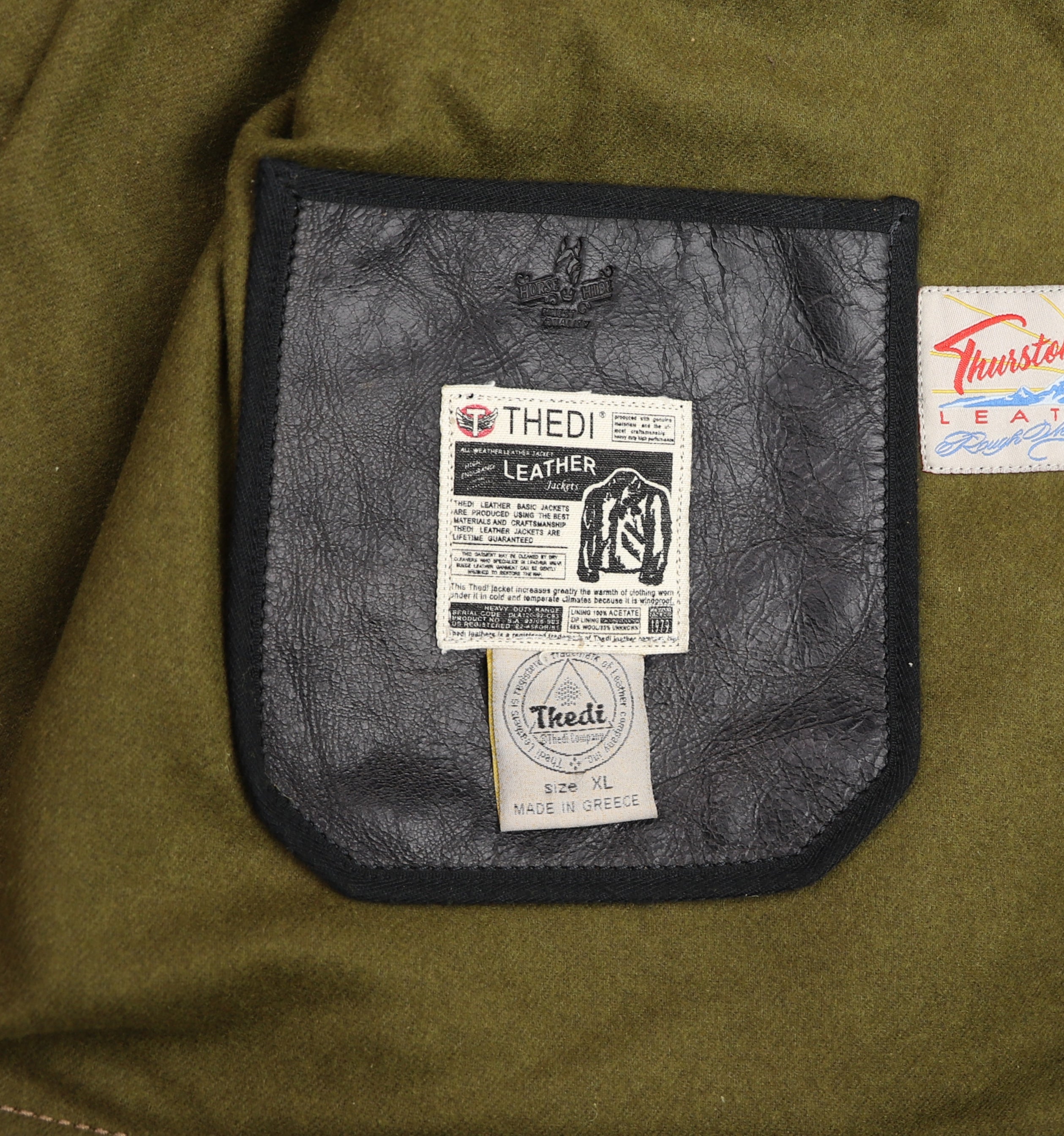 Thedi Metropolis, size XL, Black Teacore Bruciato