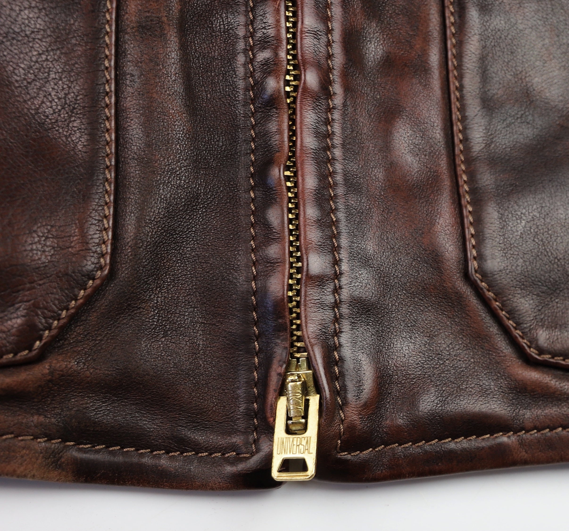 Thedi Atlas Deluxe Half Belt, size 3XL, Hand Dyed Cocoa Toscano