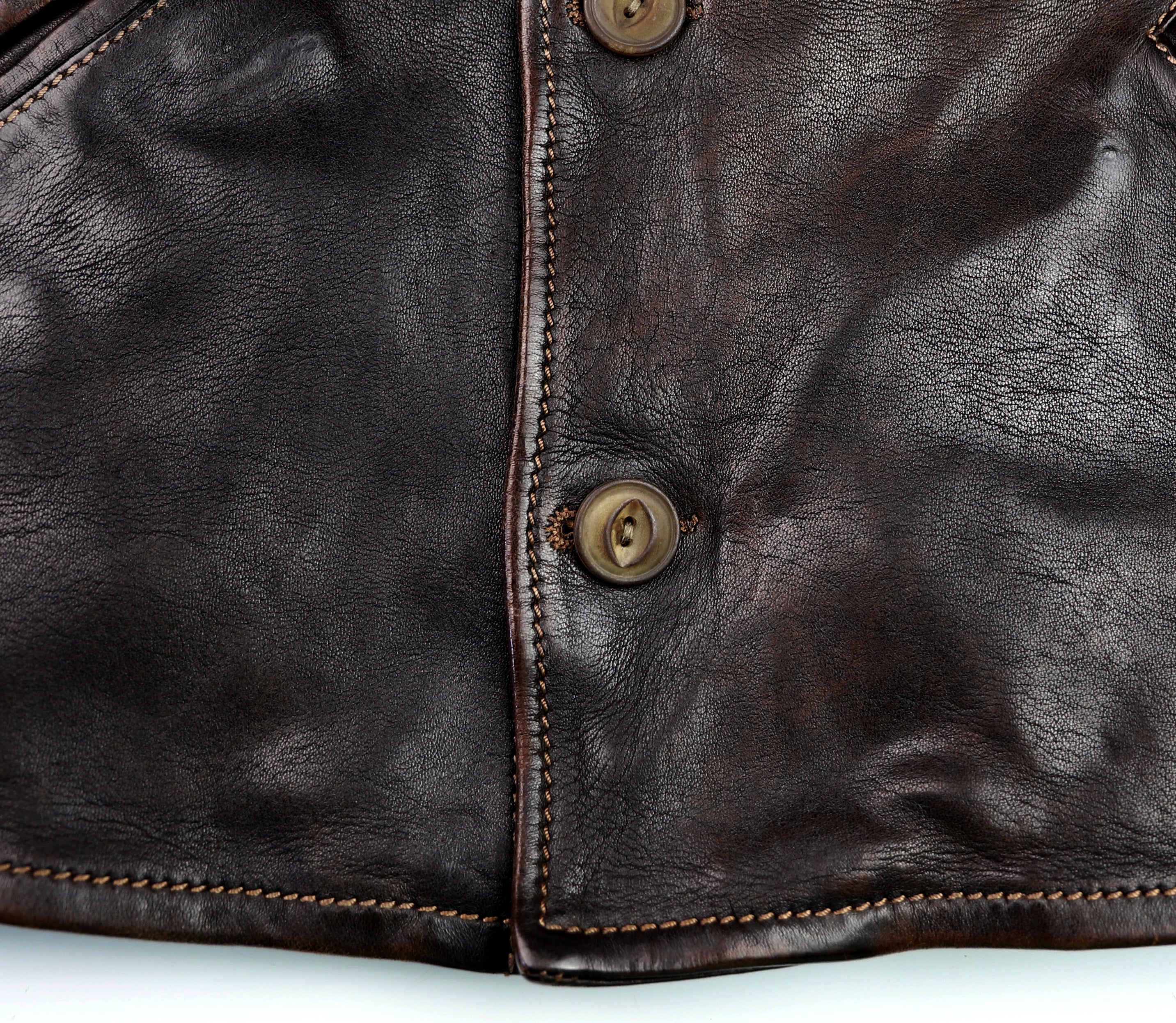 Thedi Hektor Half Belt, size XL, Chestnut Bruciato