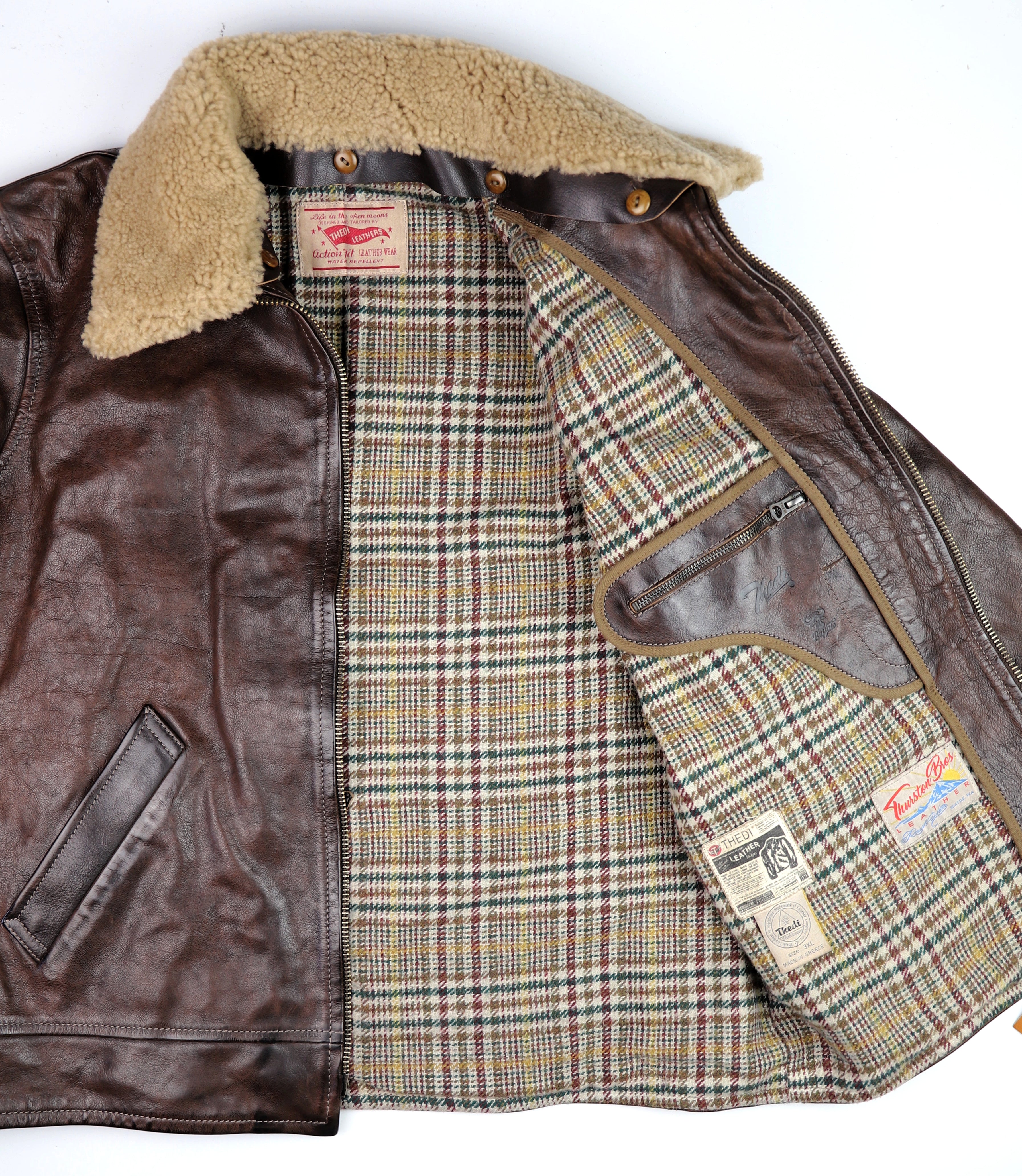 Thedi Idas Jacket, size 3XL, Espresso Toscano Buffalo