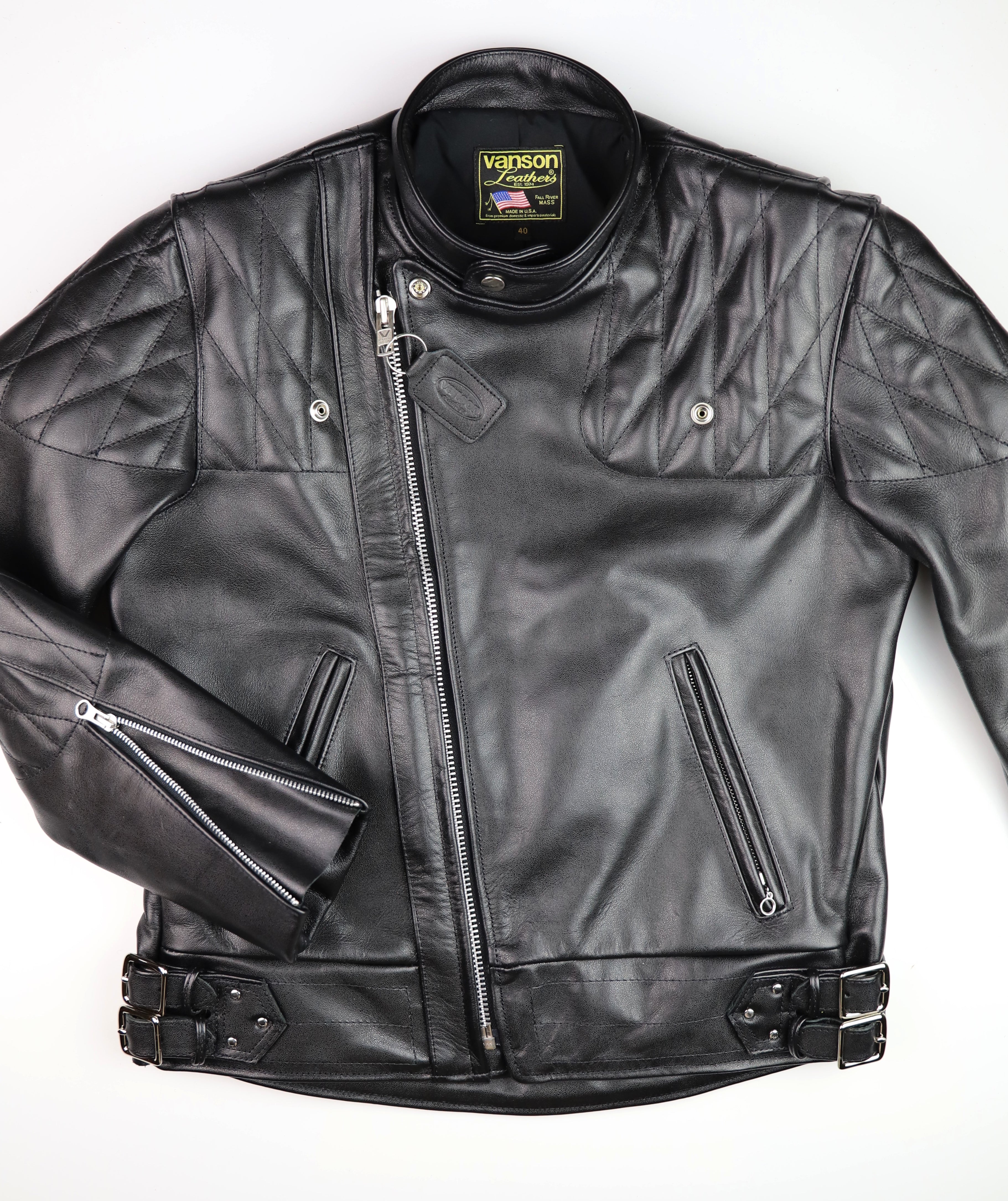 Vanson Chopper Jacket, size 40