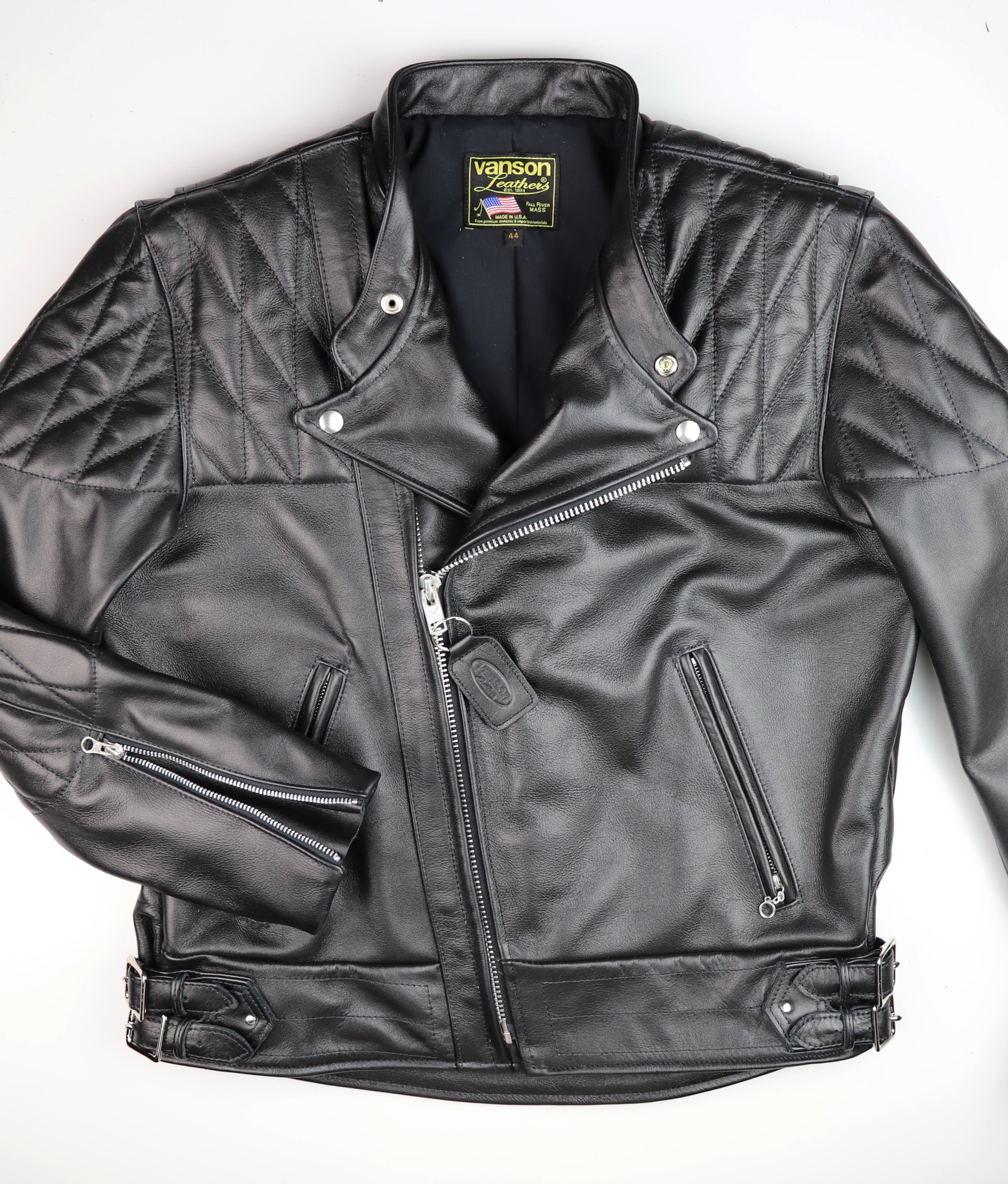 Vanson Chopper Jacket, size 44, Black Comp. Weight