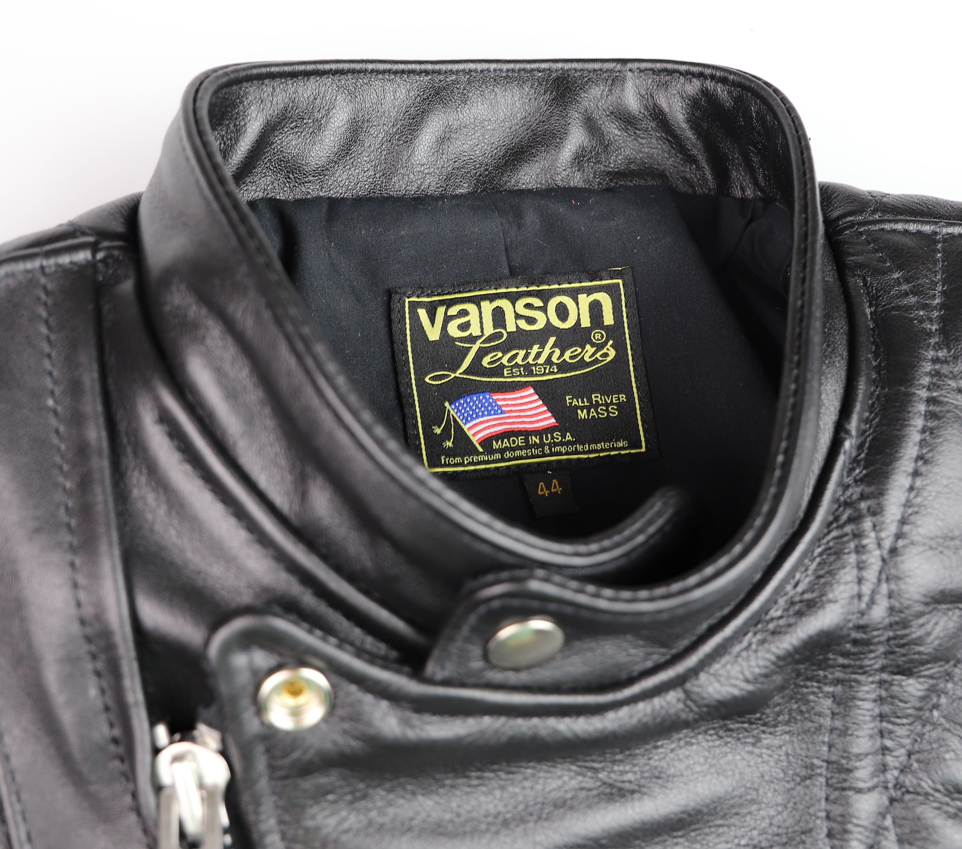 Vanson Chopper Jacket, size 44, Black Comp. Weight