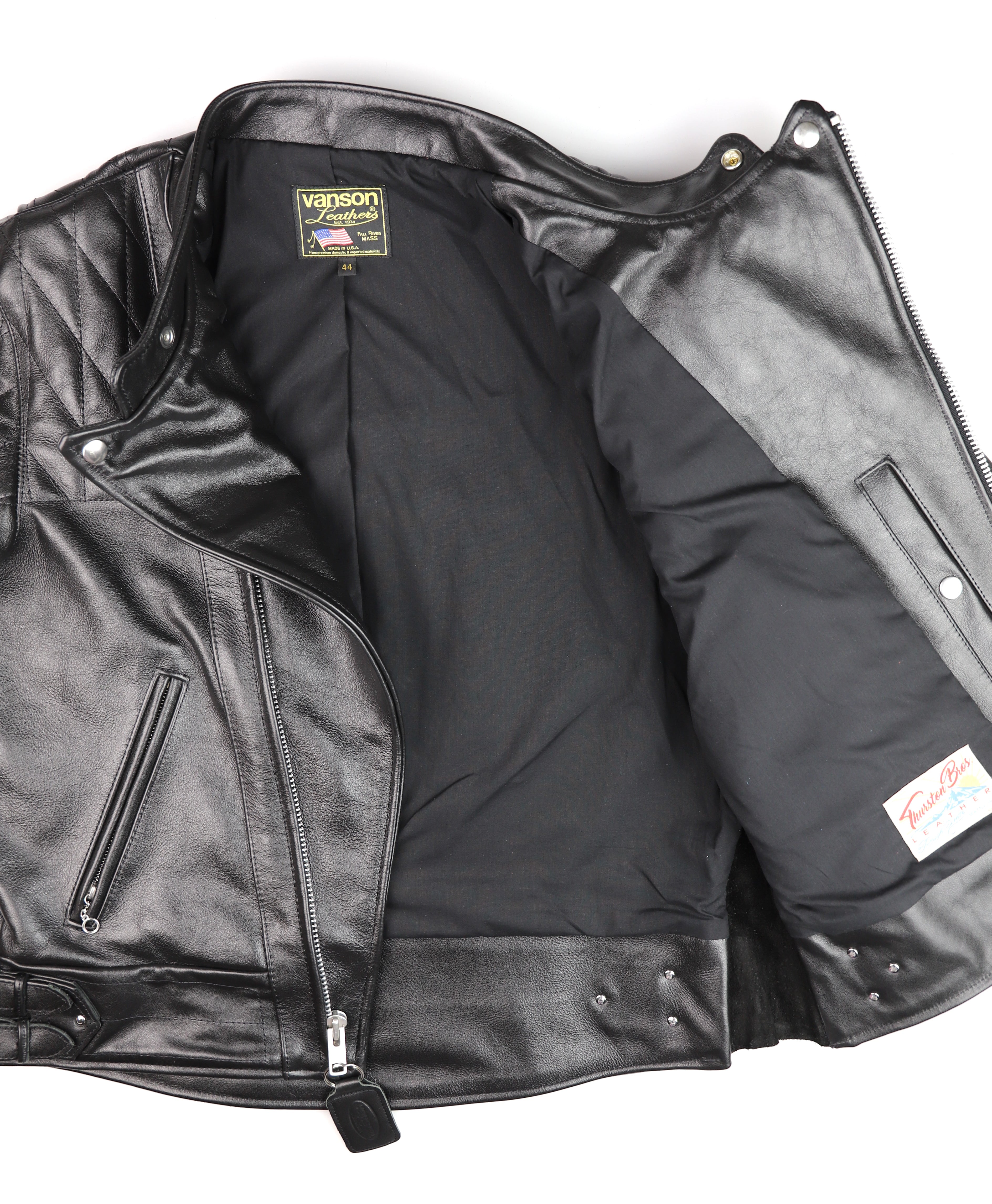 Vanson Chopper Jacket, size 44, Black Comp. Weight