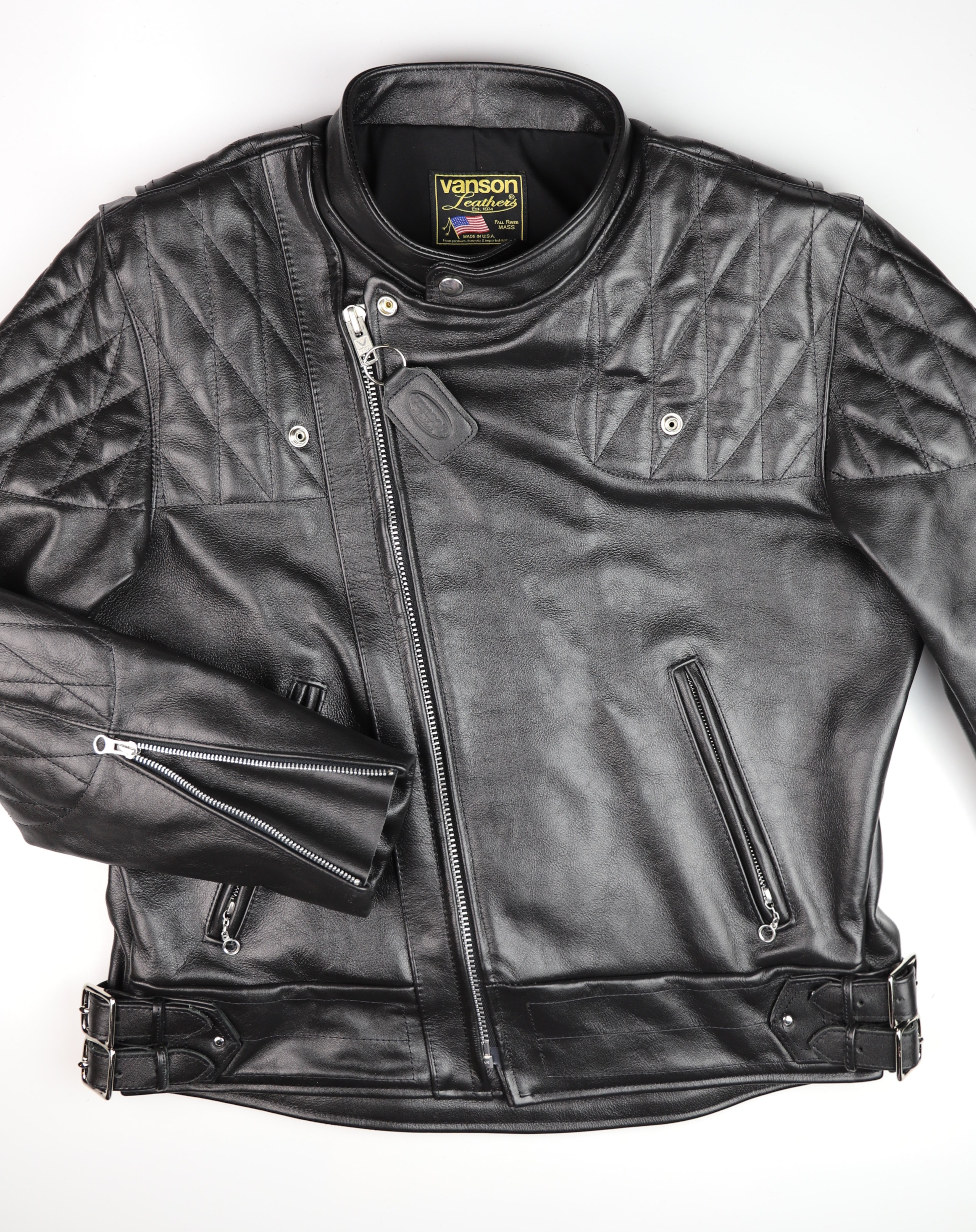Vanson Chopper Jacket, size 44, Black Comp. Weight