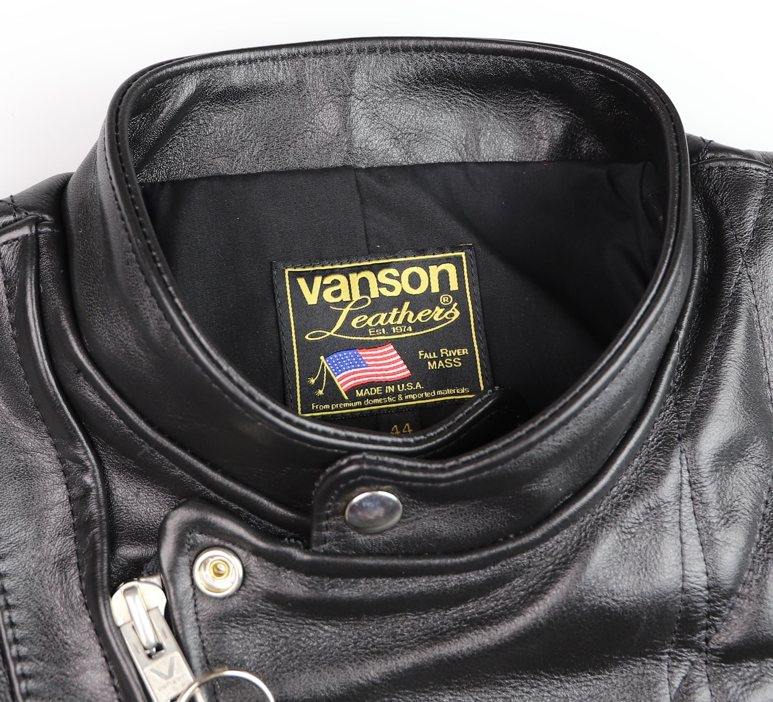 Vanson Chopper Jacket, size 44, Black Comp. Weight
