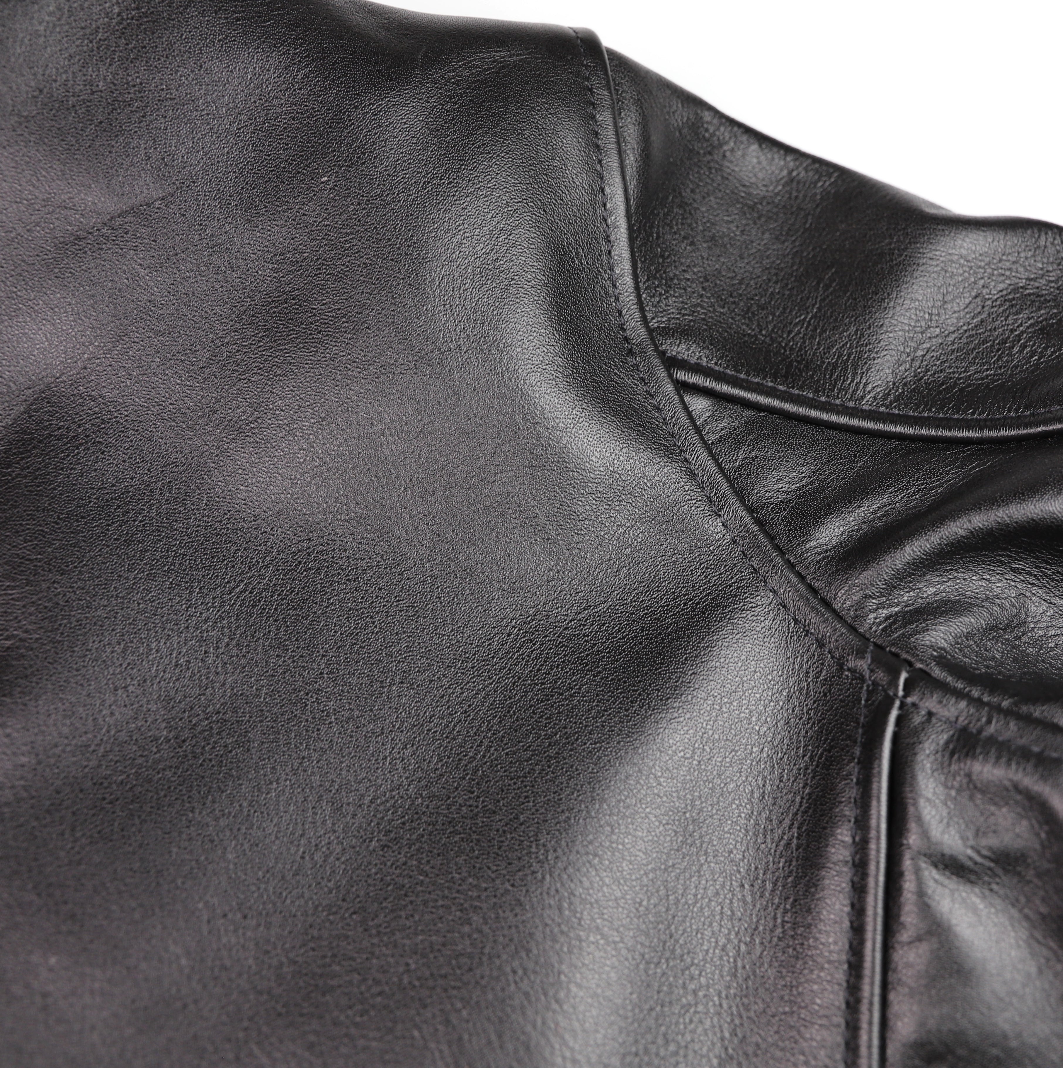 Vanson Comet PLU-3, Black Comp. Weight Cowhide, size 38