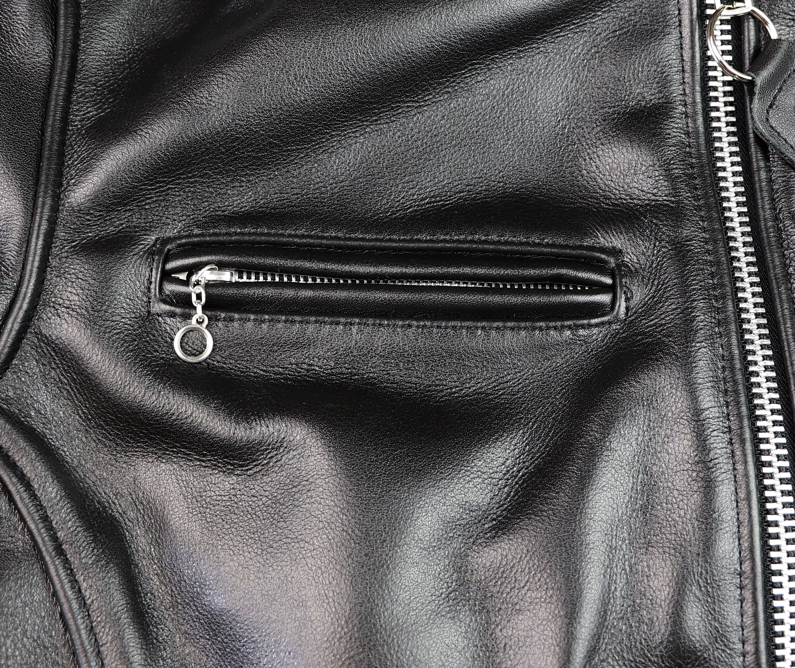Vanson Comet PLU-3, Black Comp. Weight Cowhide, size 44