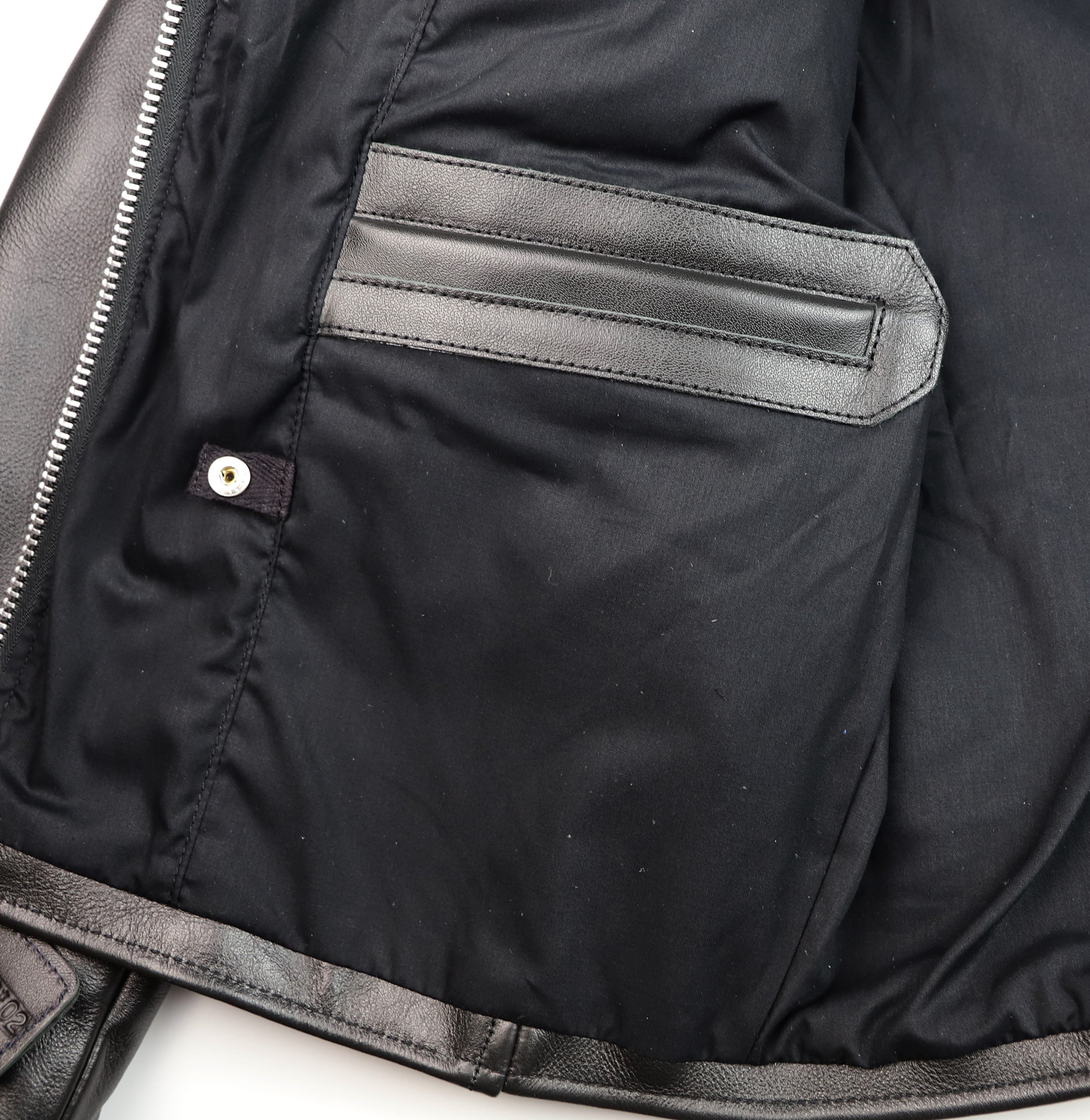 Vanson Comet PLU-3, Black Comp. Weight Cowhide, size 46