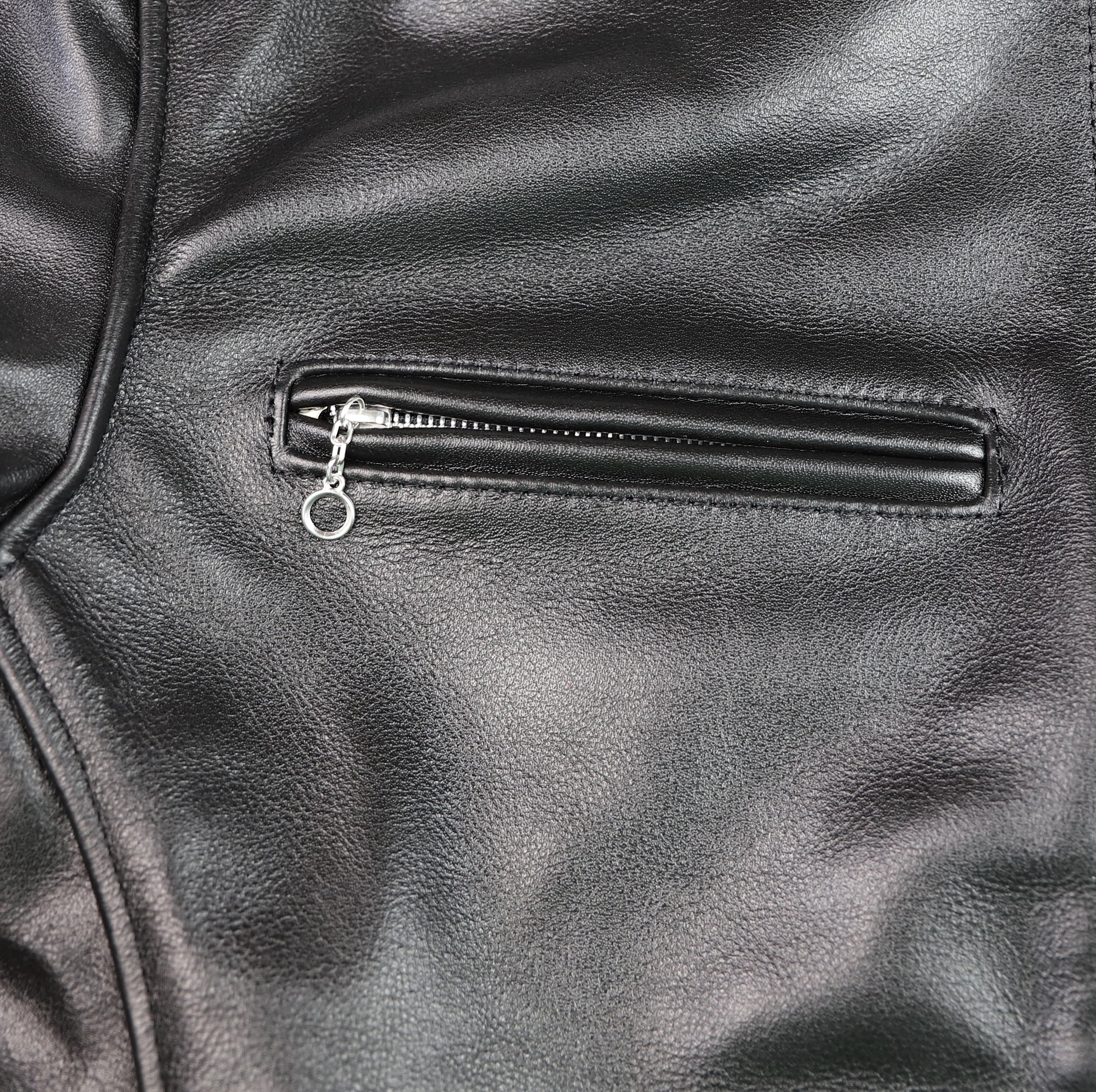 Vanson Comet PLU-3, Black Comp. Weight Cowhide, size 48