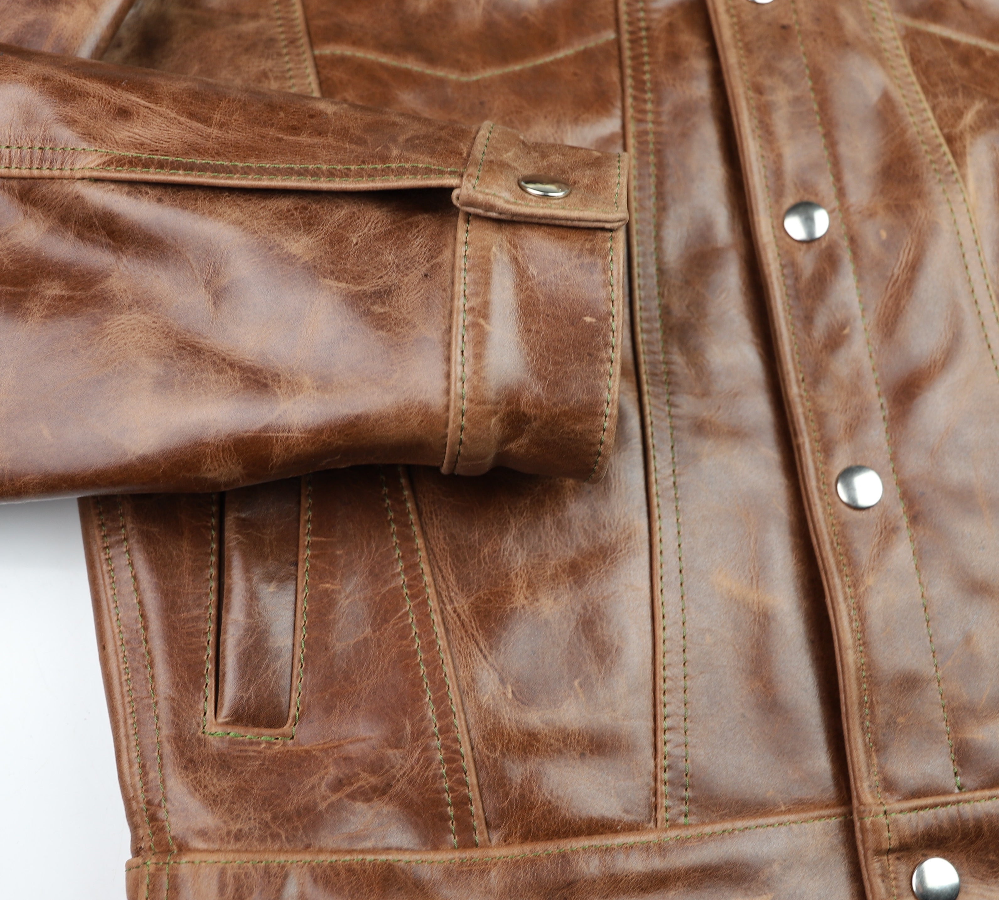 Vanson Maverick II, Whiskey Roma Cowhide, size 40