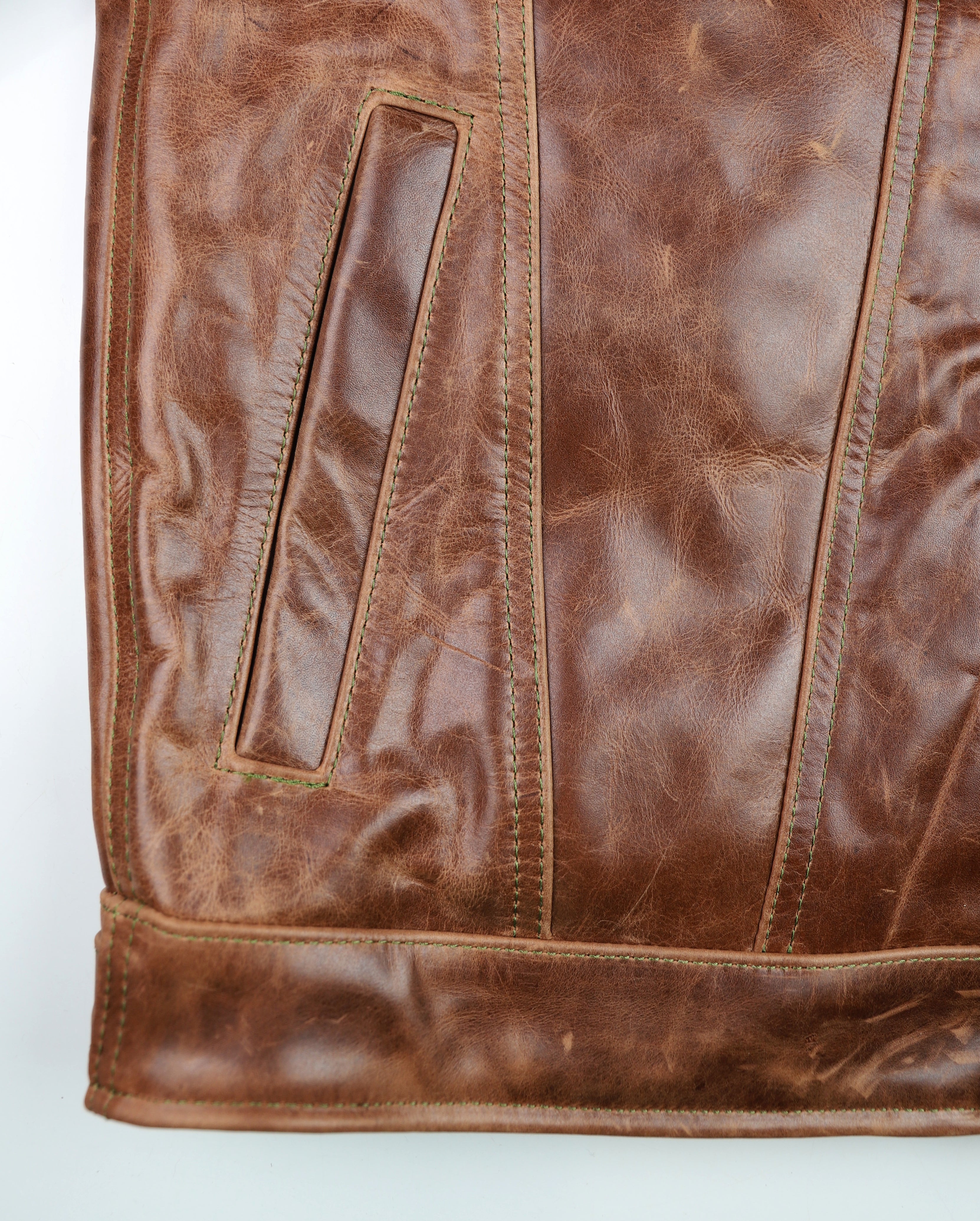 Vanson Maverick II, Whiskey Roma Cowhide, size 44