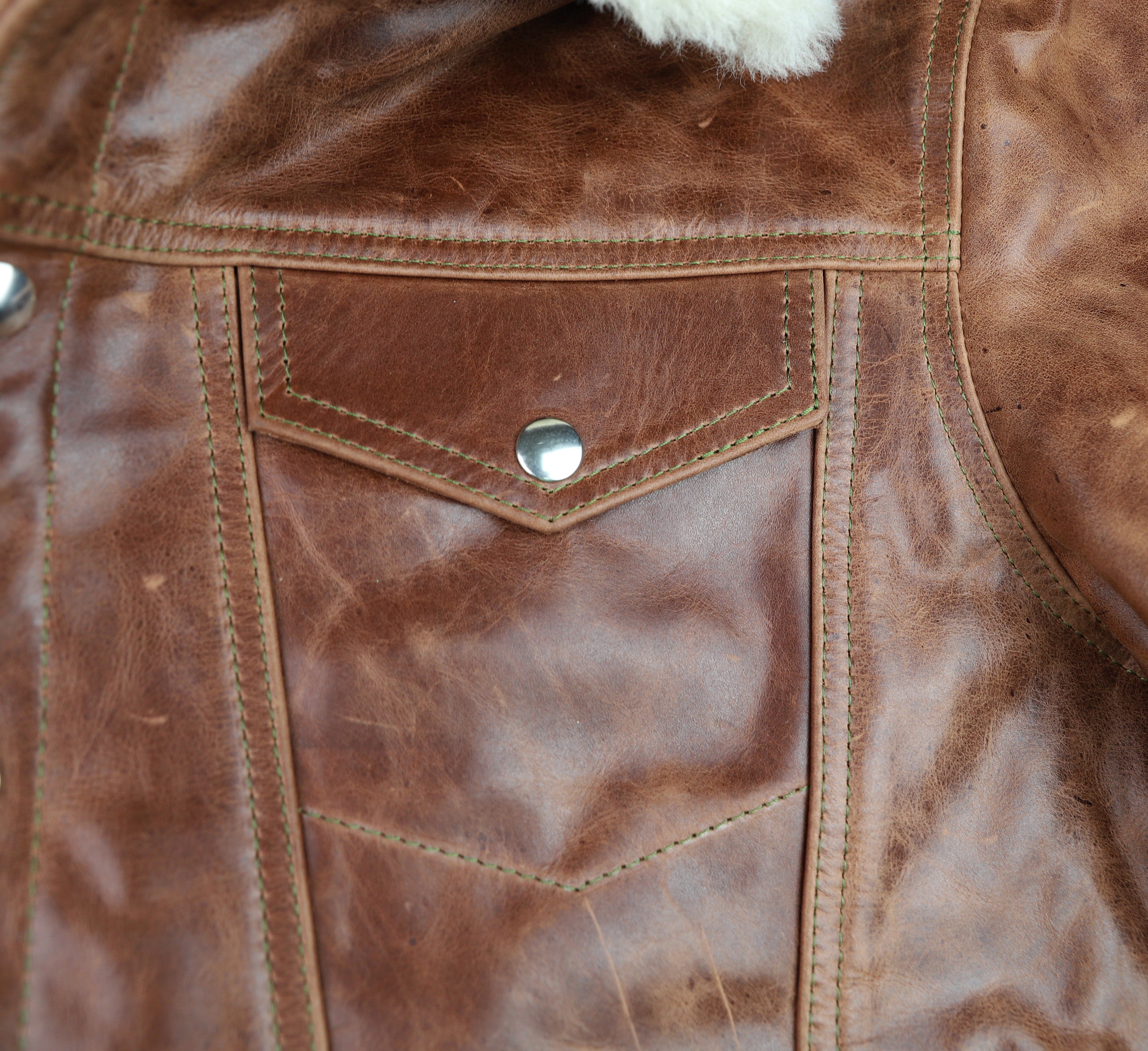 Vanson Maverick II, Whiskey Roma Cowhide, size 46