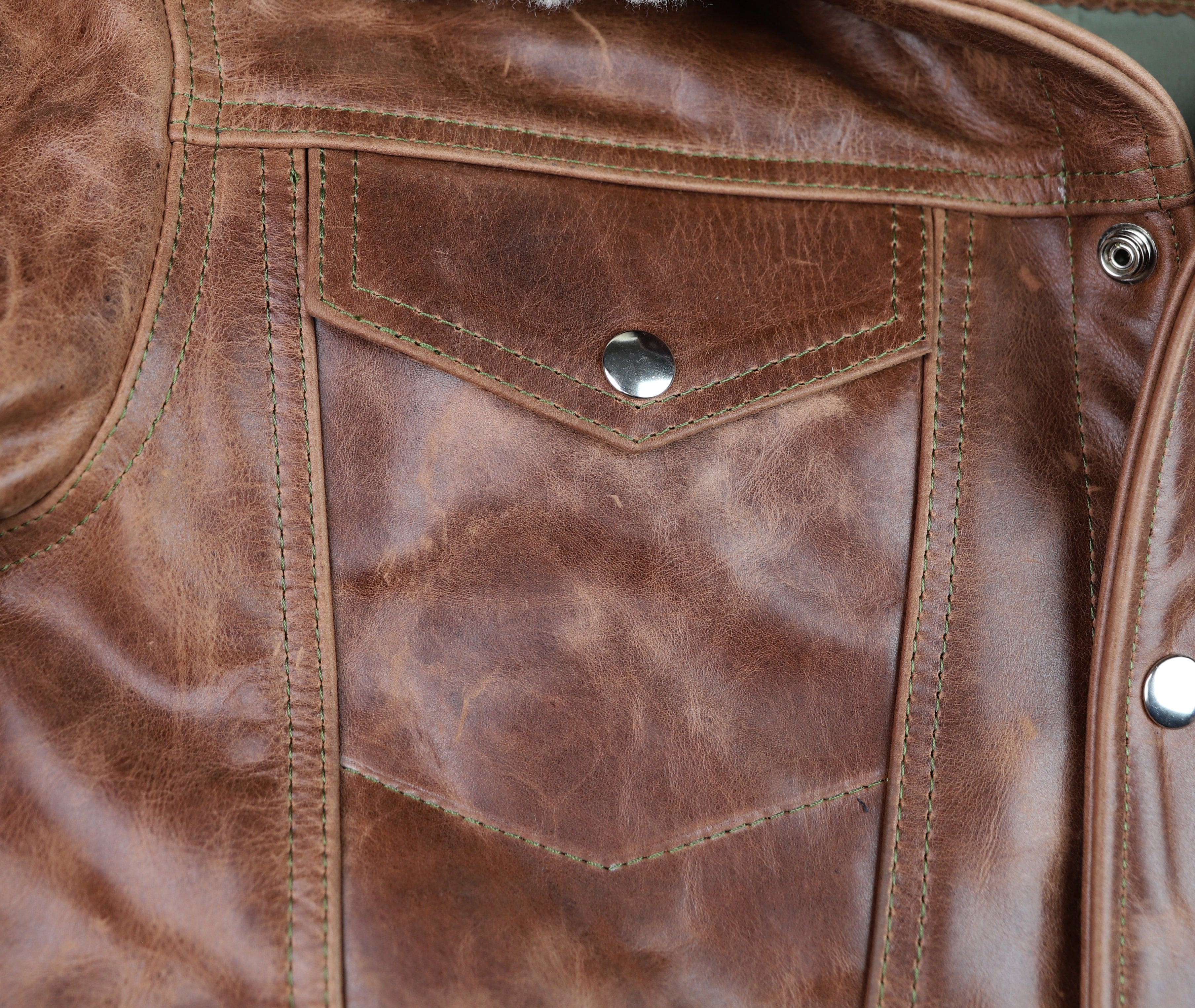 Vanson Maverick II, Whiskey Roma Cowhide, size 42