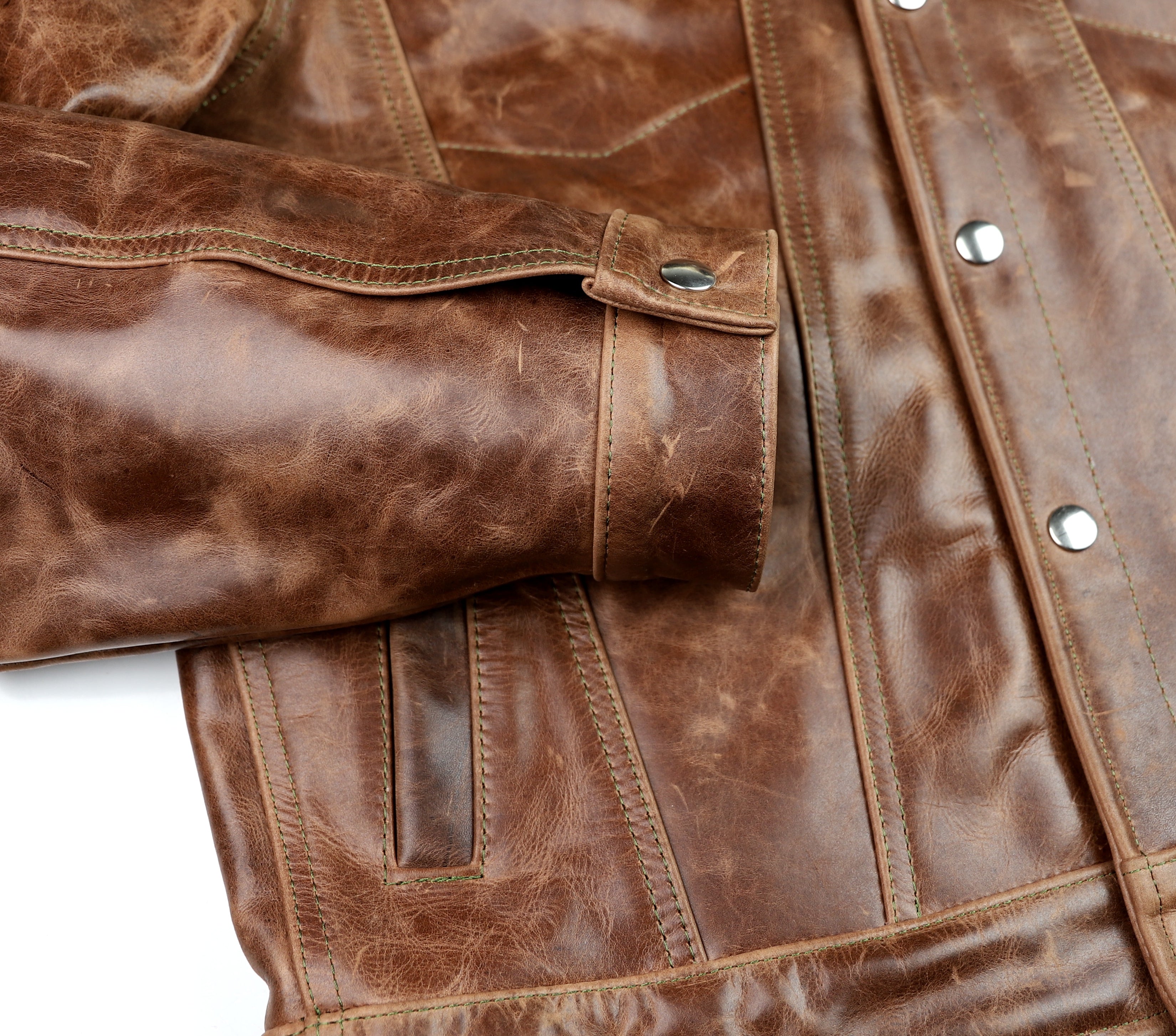 Vanson Maverick II, Whiskey Roma Cowhide, size 42