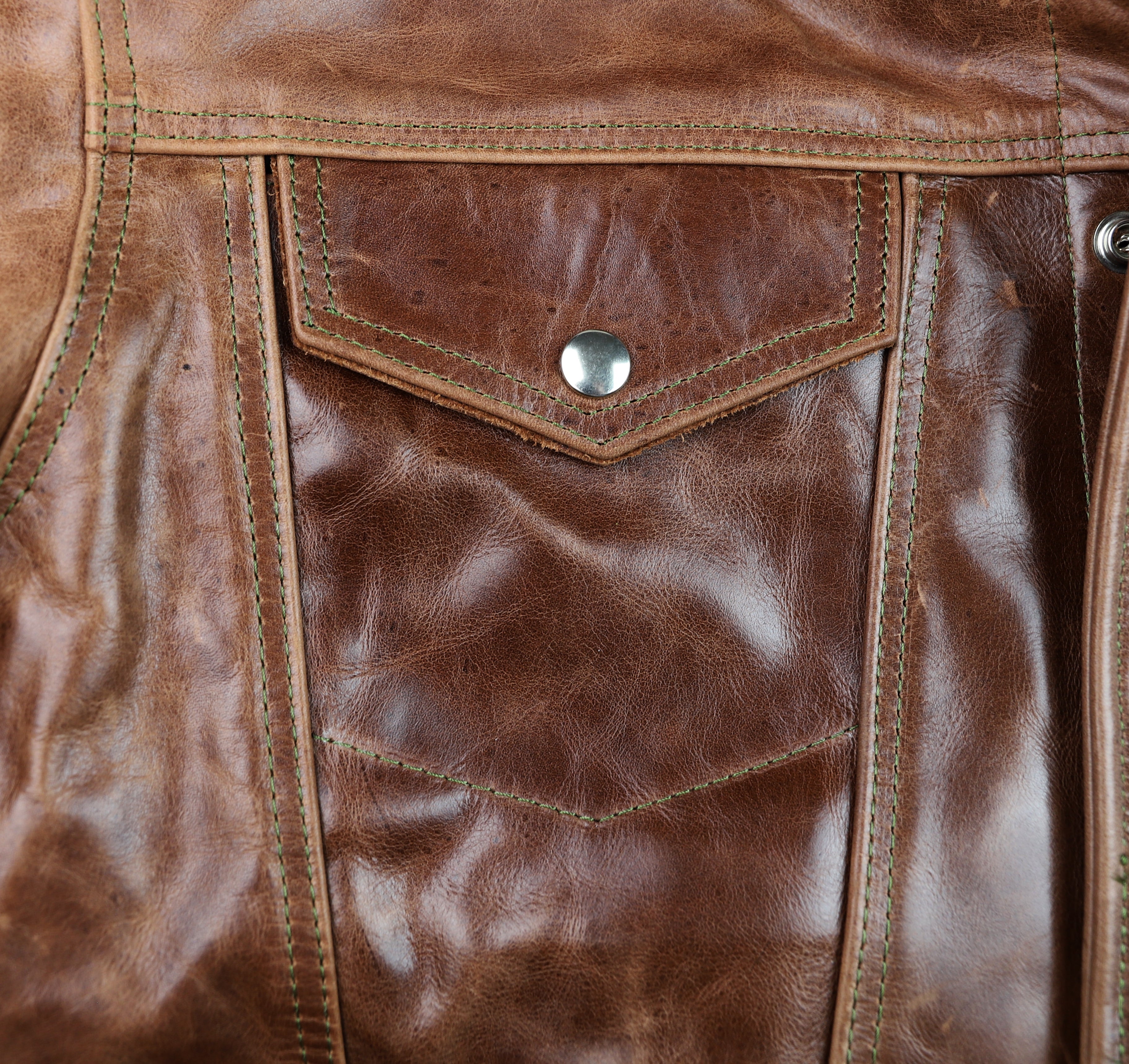 Vanson Maverick II, Whiskey Roma Cowhide, size 46